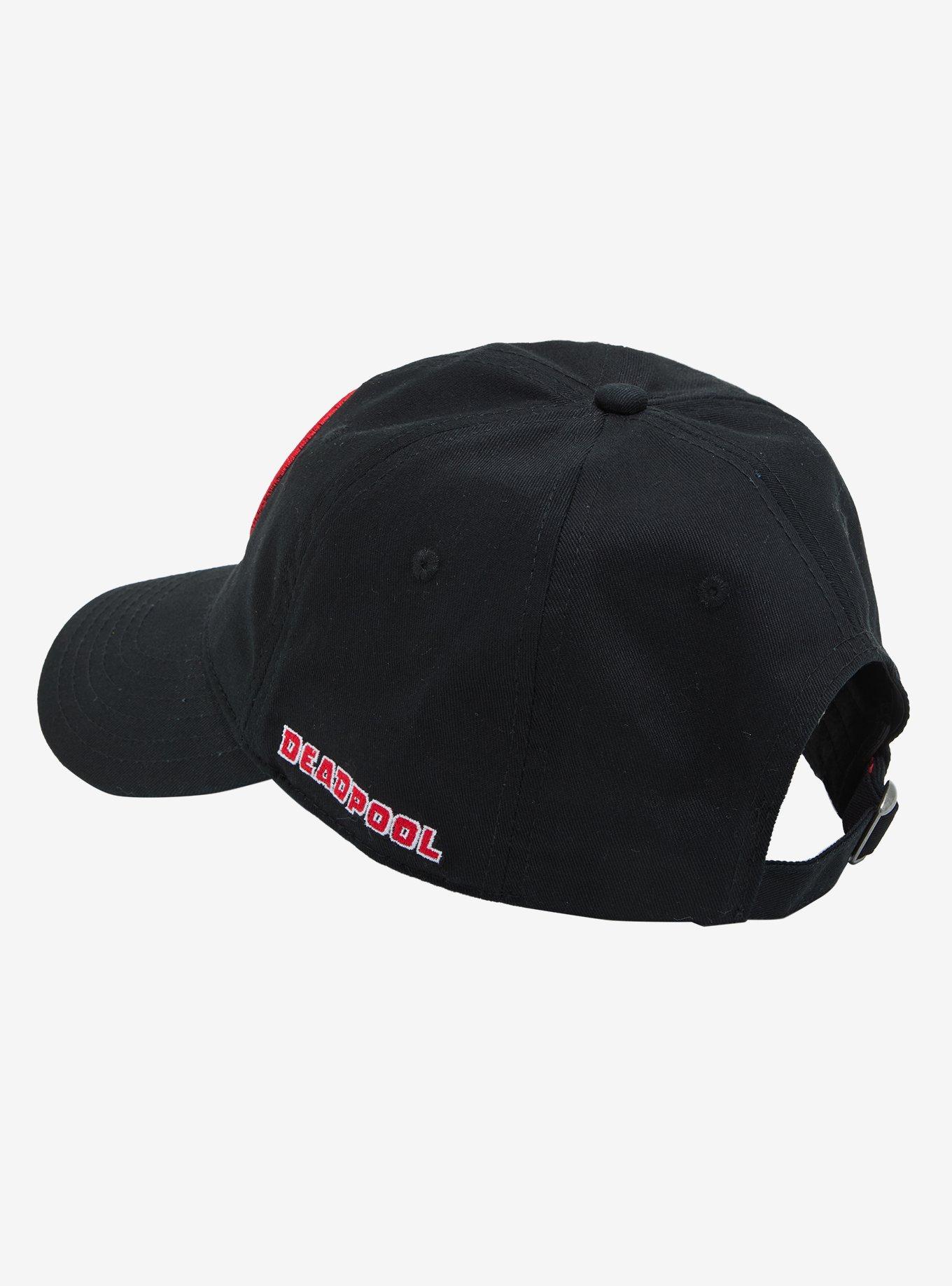 Marvel Deadpool Red Logo Dad Cap, , alternate