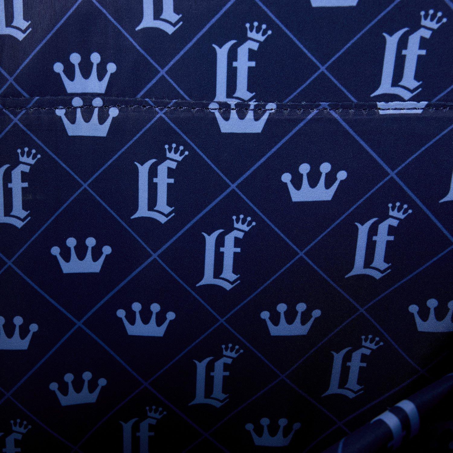 Loungefly Woven Faux Denim Convertible Tote Bag, , alternate