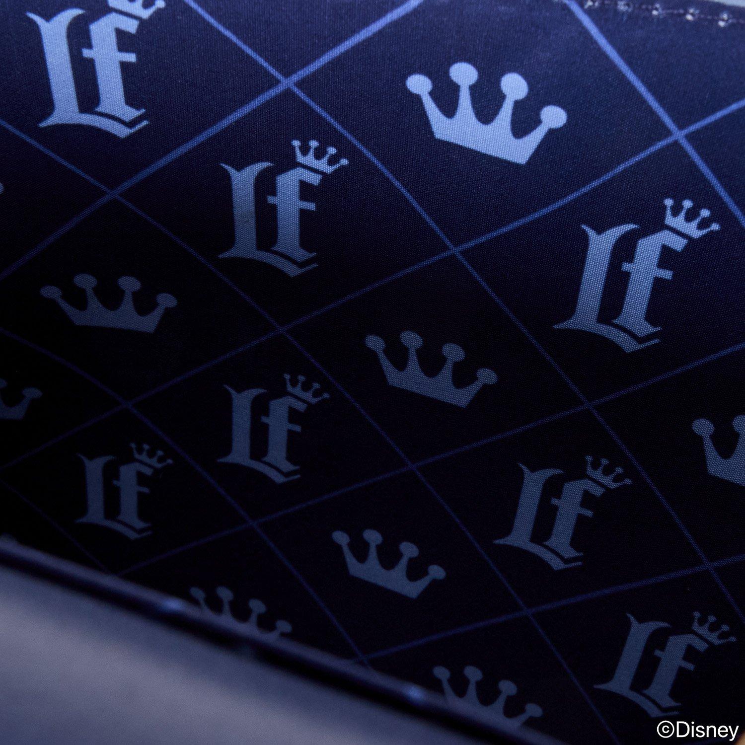 Loungefly Woven Faux Denim Crossbody Bag, , alternate