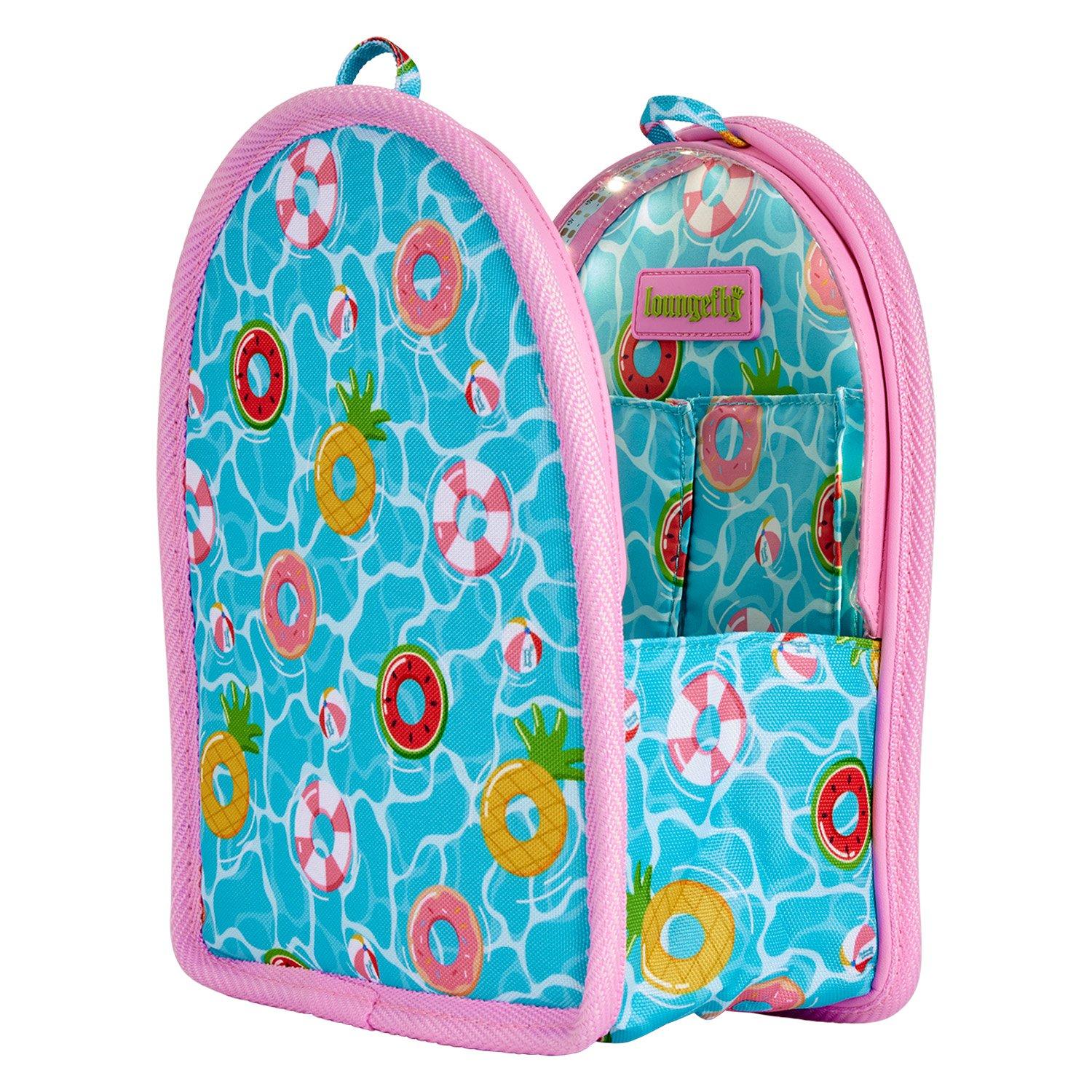 Loungefly Pool Day Light-Up Mini Backpack Organizer