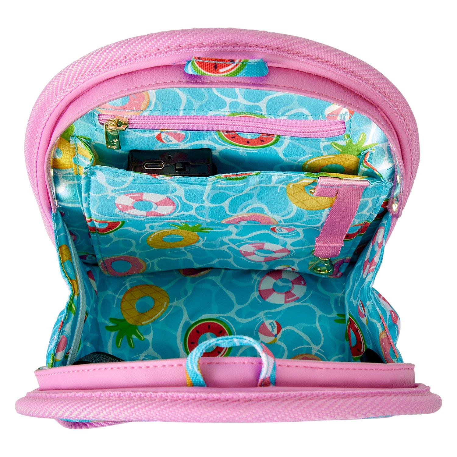 Loungefly Pool Day Light-Up Mini Backpack Organizer