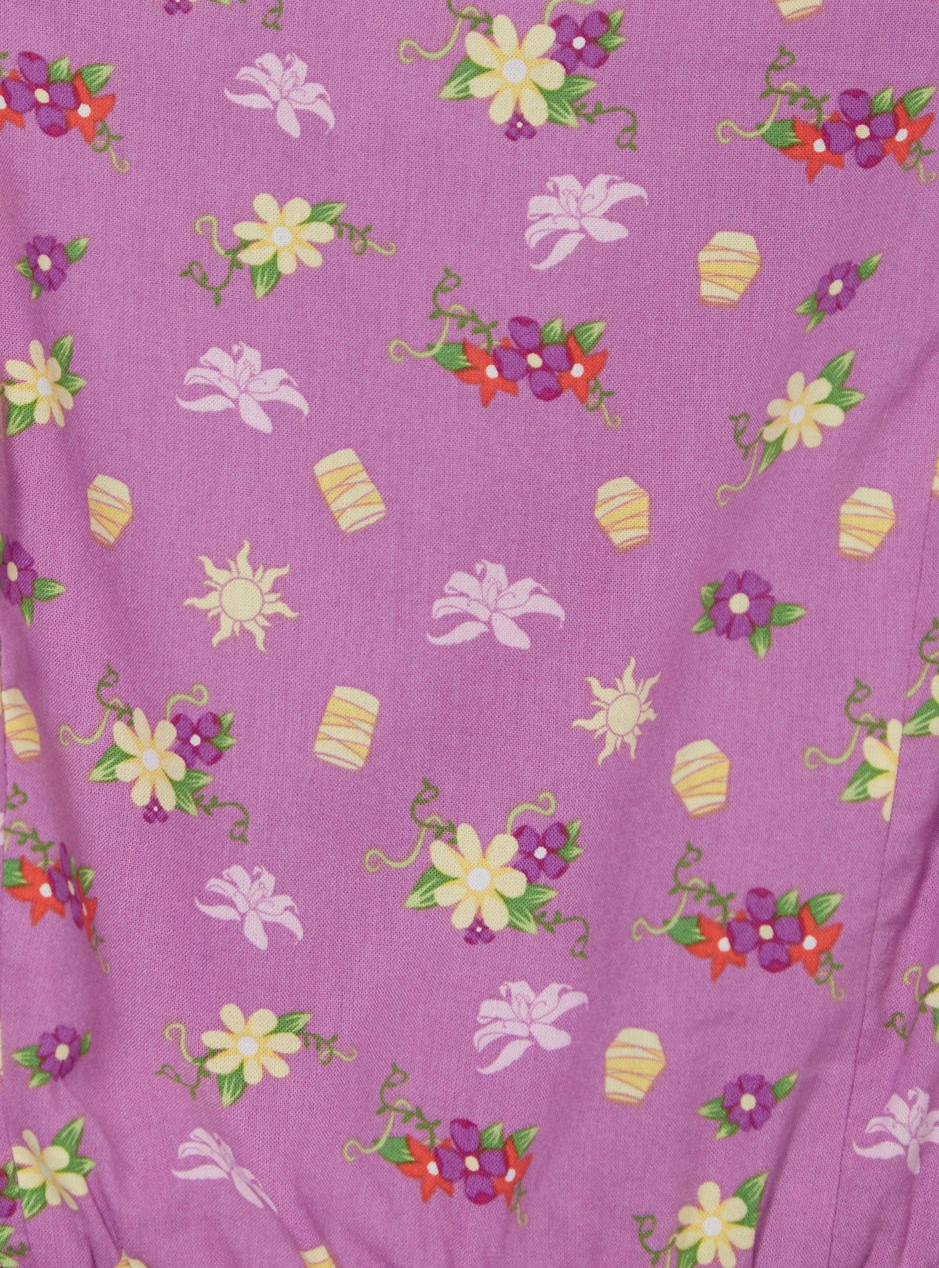 Disney Tangled Icons Ruffled Women's Tank Top, LILAC, alternate