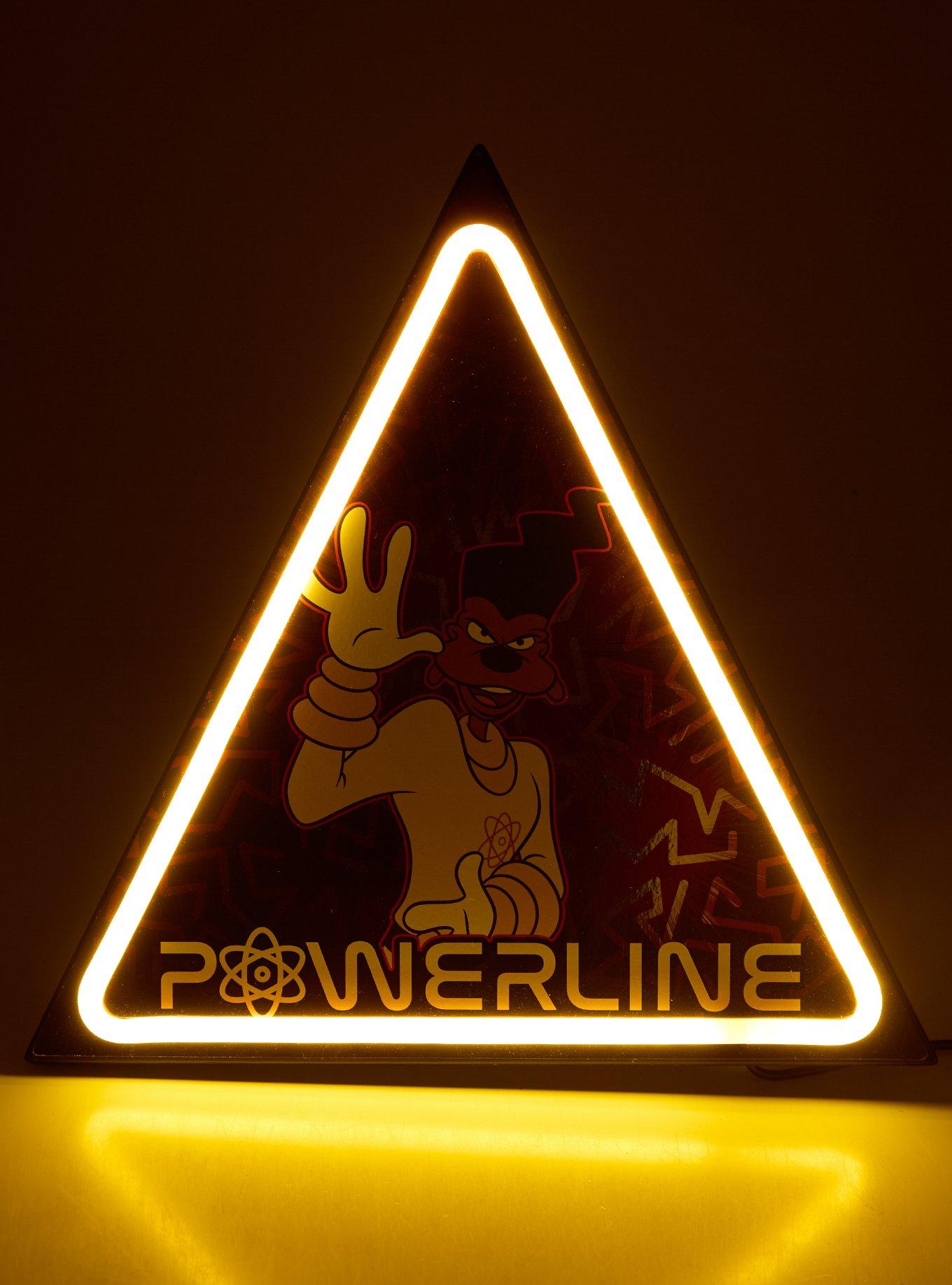 A Goofy Movie Powerline Neon Wall Sign — BoxLunch Exclusive, , hi-res