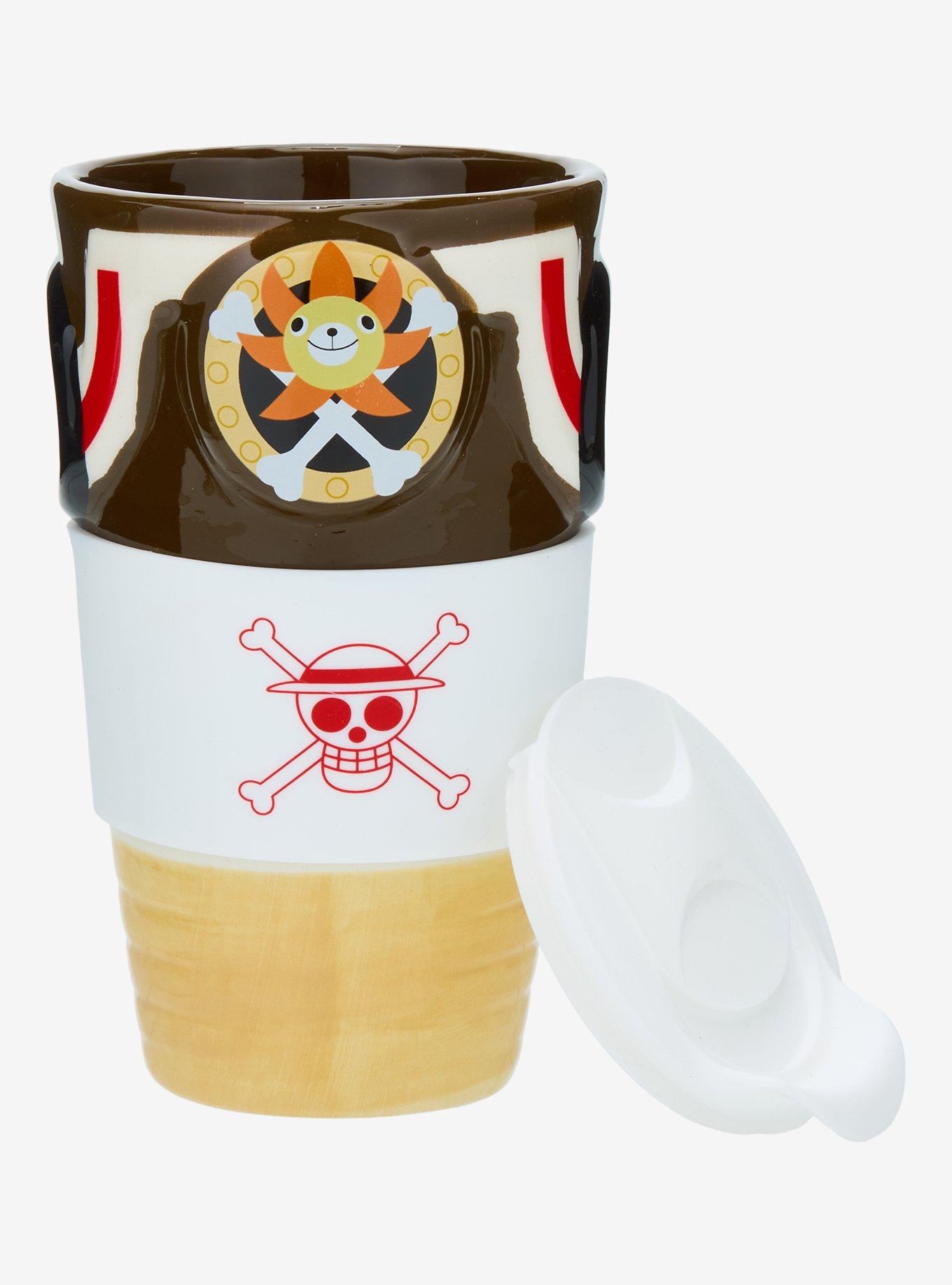 One Piece Thousand Sunny Figural Ceramic Travel Mug, , hi-res