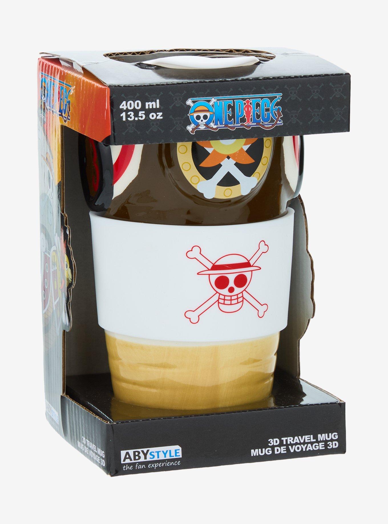 One Piece Thousand Sunny Figural Ceramic Travel Mug, , alternate