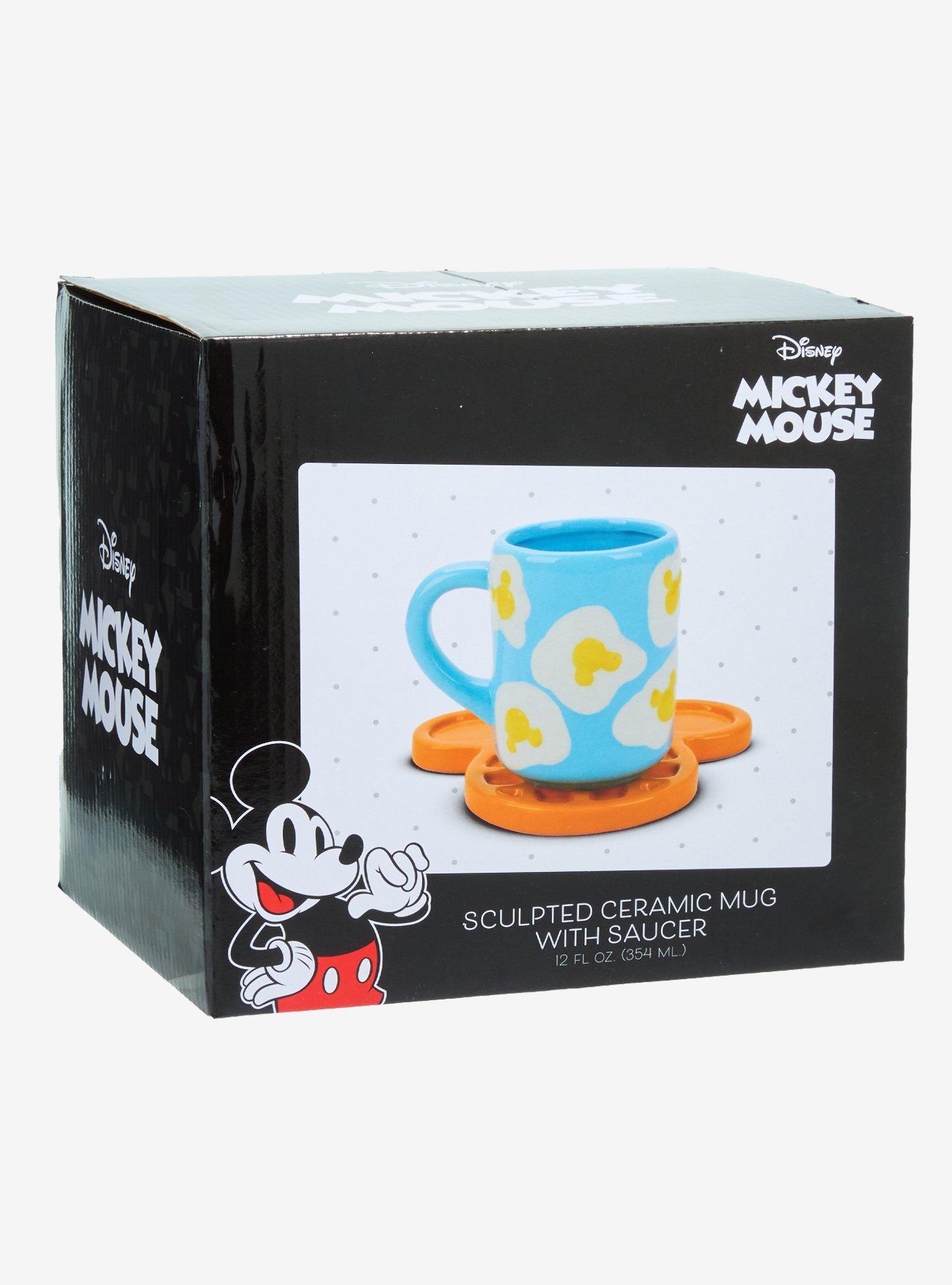 Disney Mickey Mouse Breakfast Mug & Saucer Set - BoxLunch Exclusive, , alternate