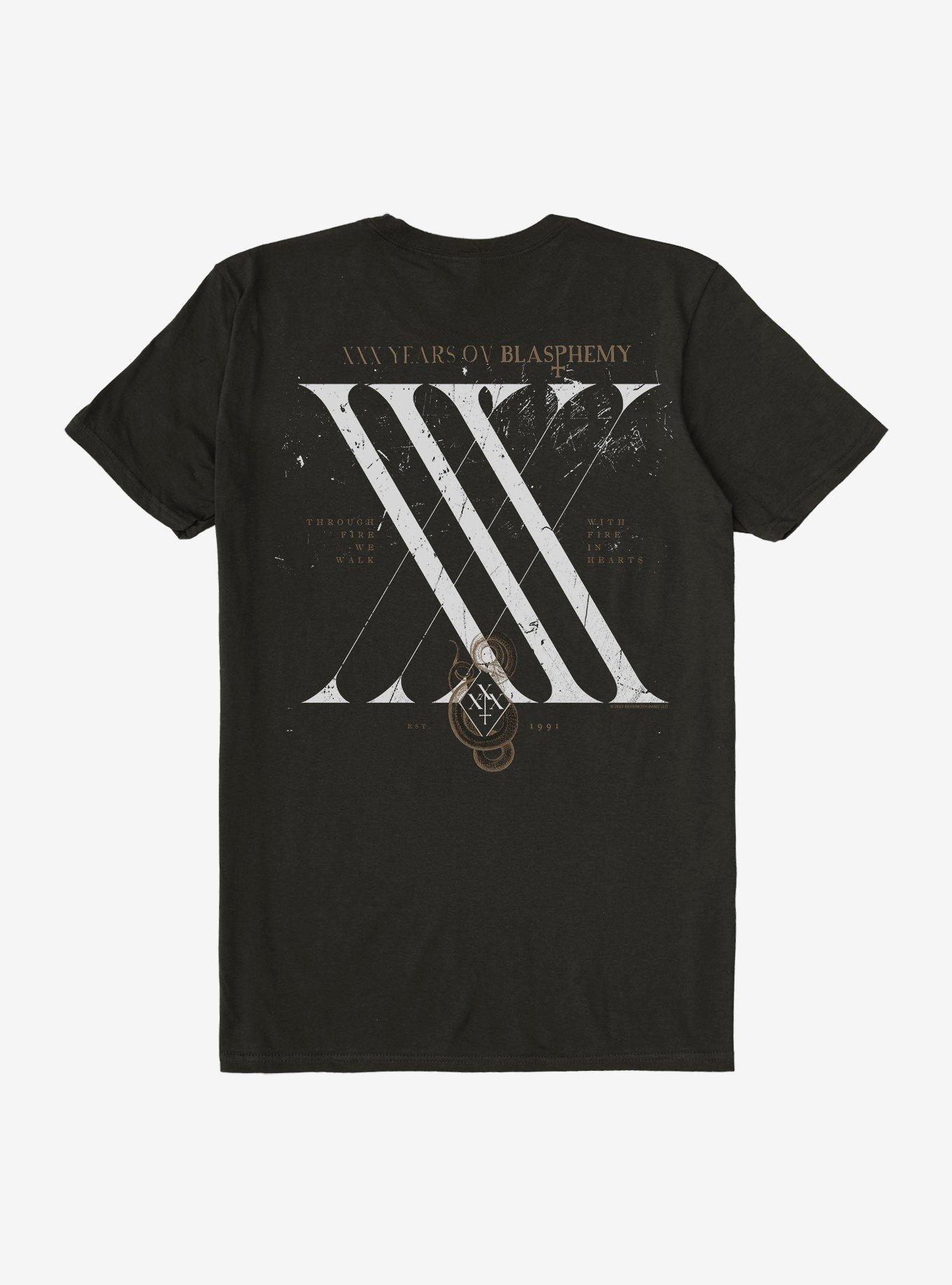 Behemoth Through Fire We Walk T-shirt, BLACK, alternate
