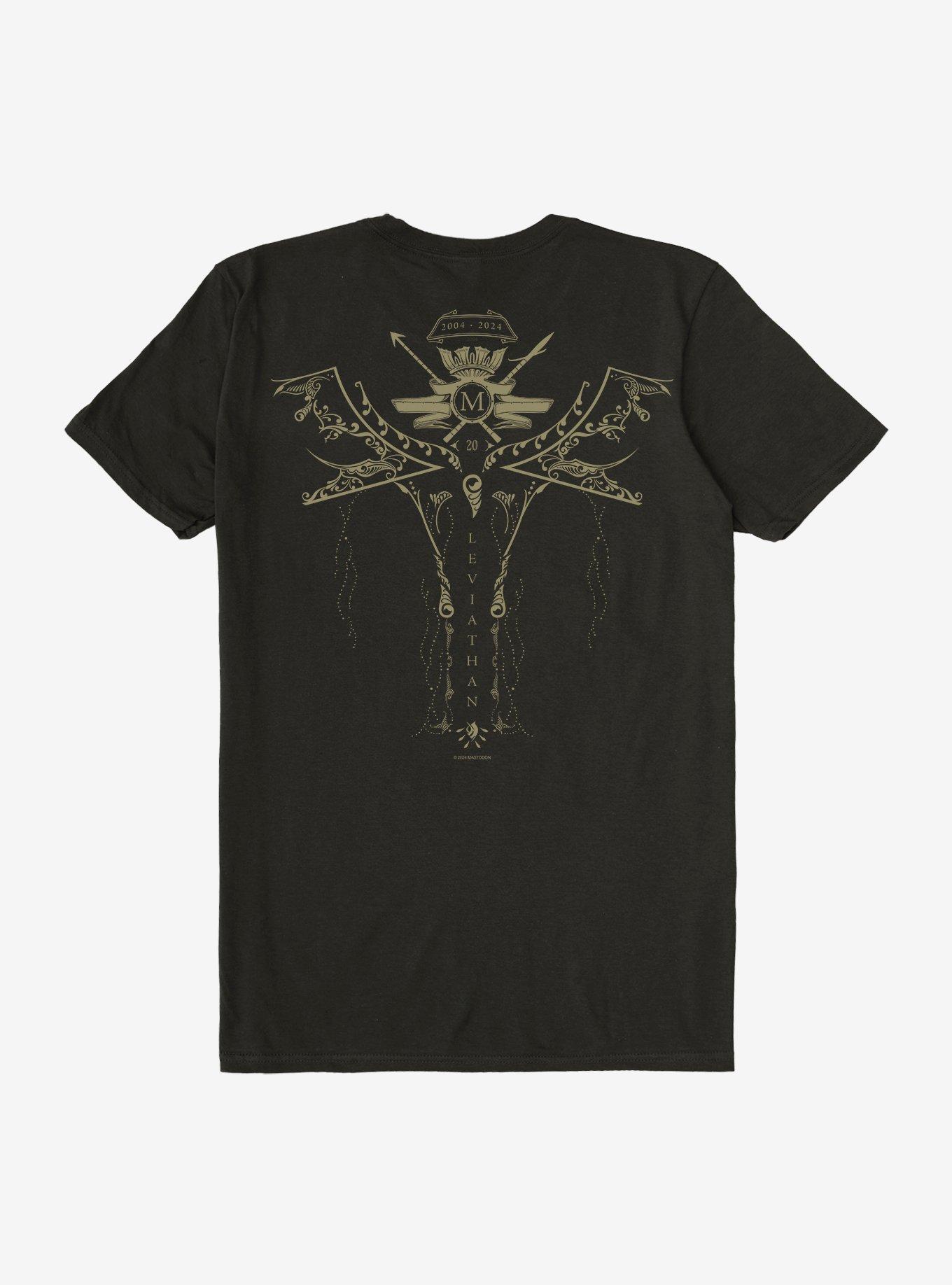 Mastodon Leviathan 20th Anniversary T-Shirt, BLACK, alternate
