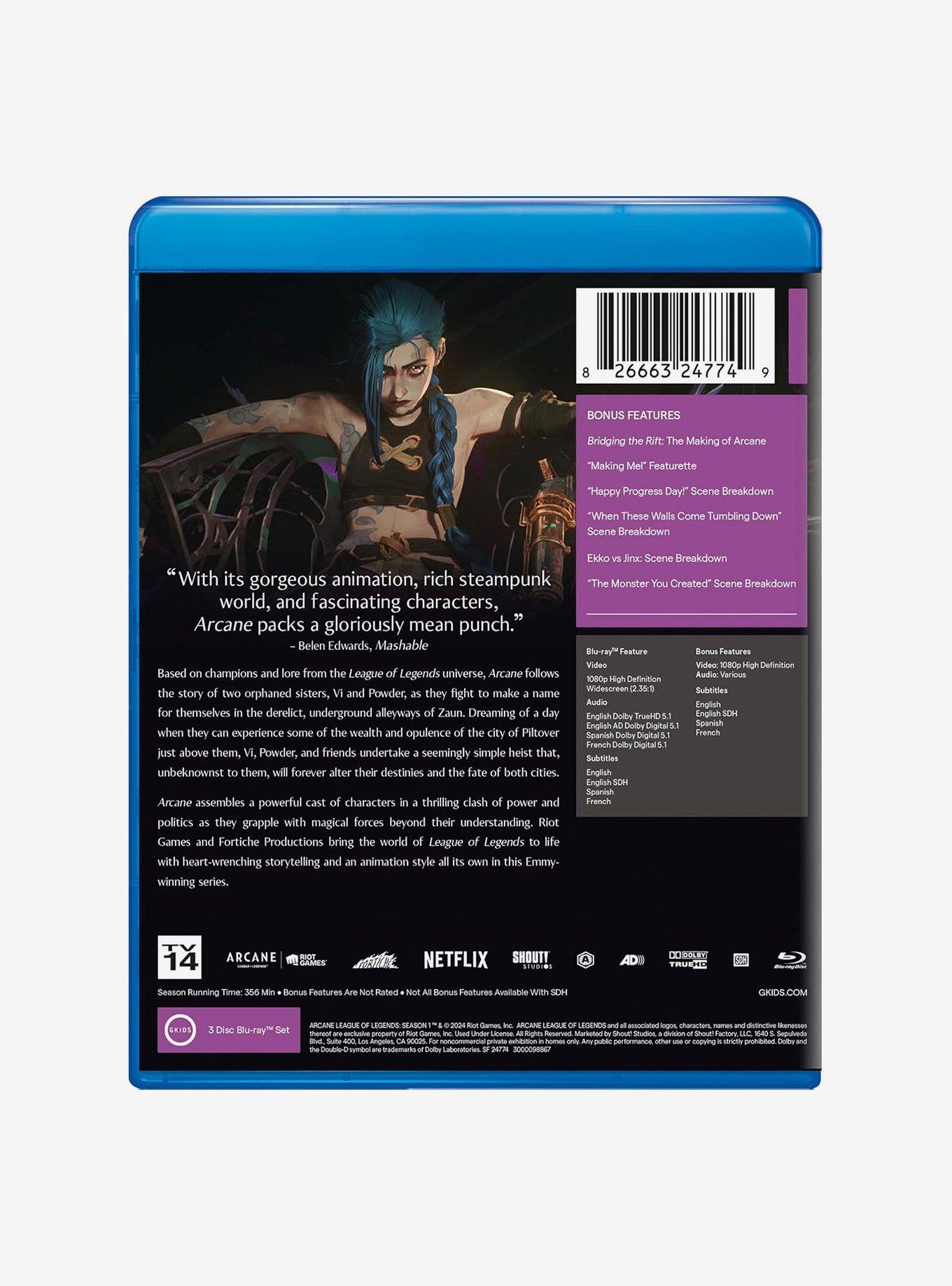 Arcane League of Legends: Season One Blu-Ray, , alternate