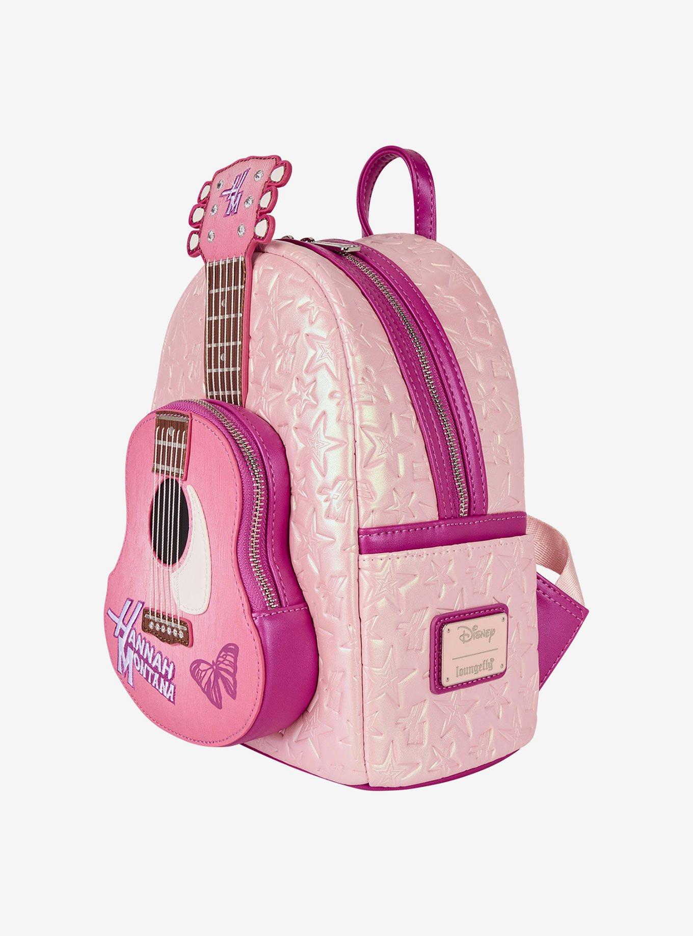 Loungefly Disney Hannah Montana Guitar Shimmer Min Backpack, , alternate