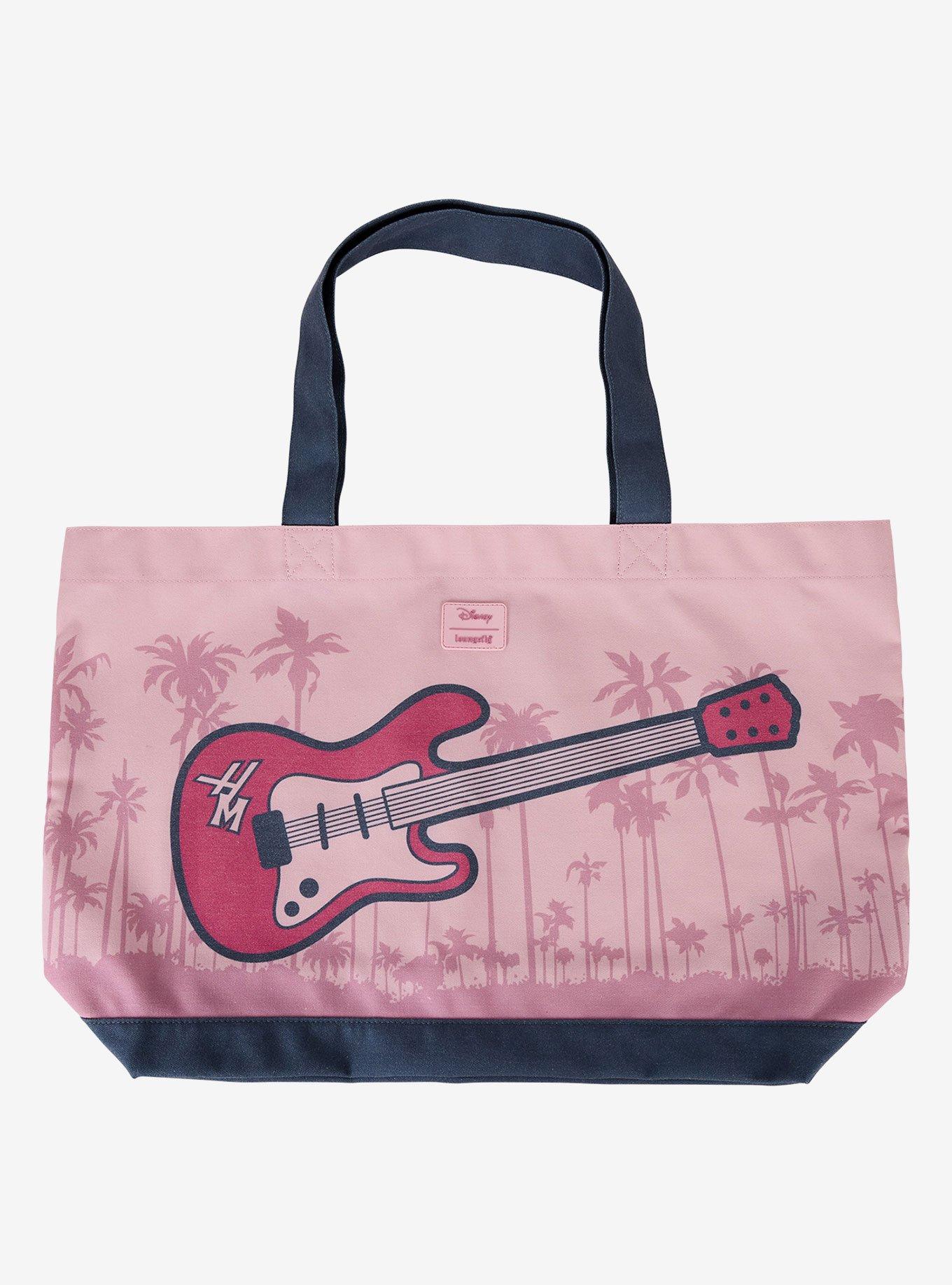 Loungefly Disney Hannah Montana Guitar Canvas Tote Bag, , hi-res