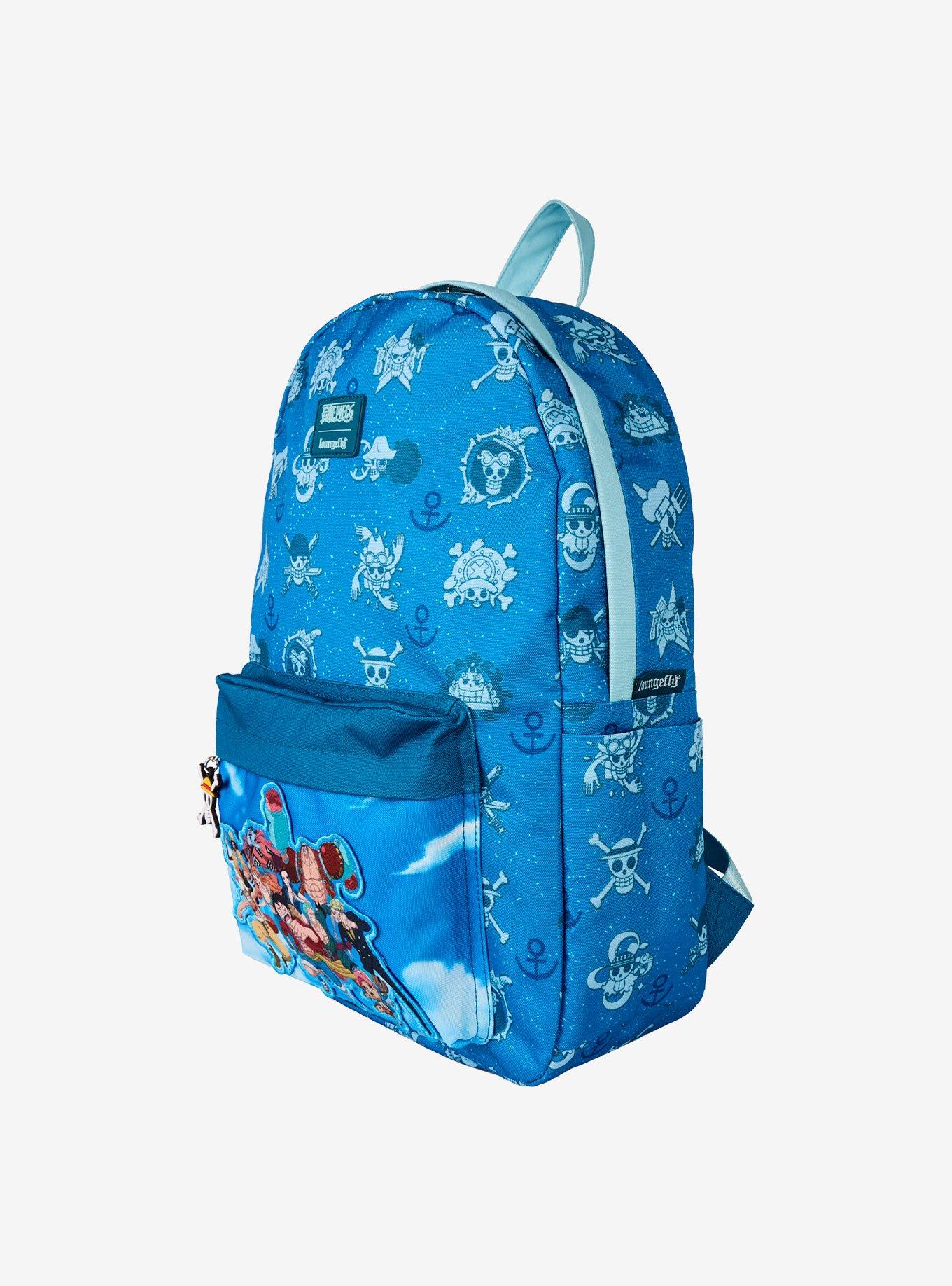 Loungefly One Piece Allover Print Nylon Backpack, , alternate