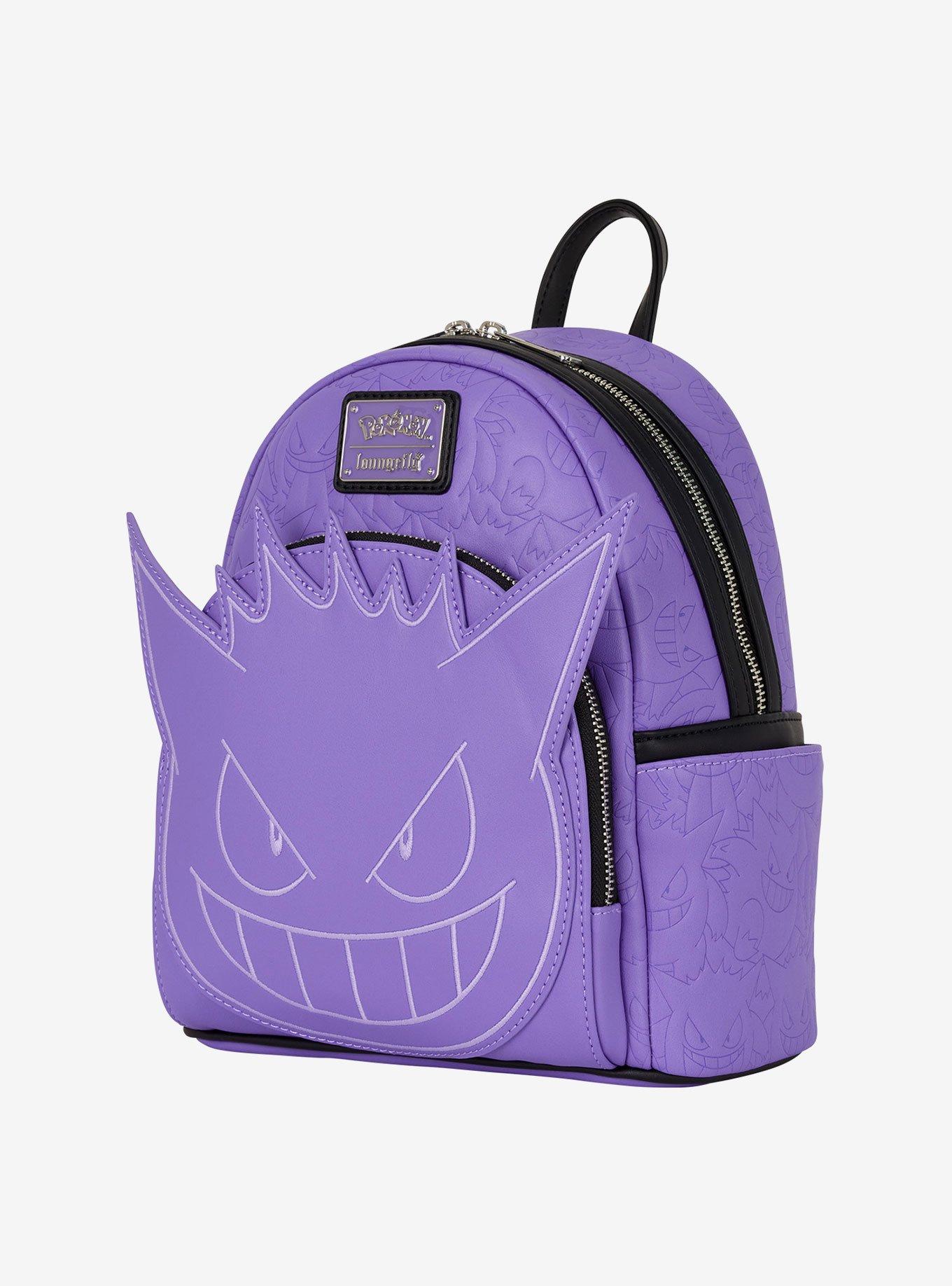 Loungefly Pok&eacute;mon Gengar Figural Glow-in-The-Dark Mini Backpack, , alternate