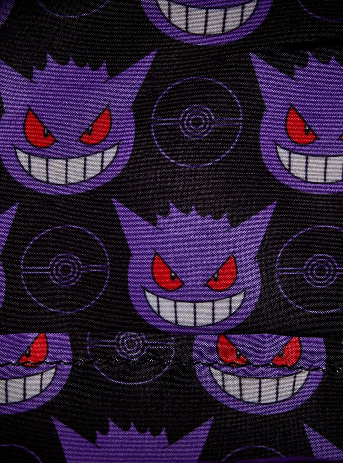 Loungefly Pok&eacute;mon Gengar Figural Glow-in-The-Dark Mini Backpack, , alternate