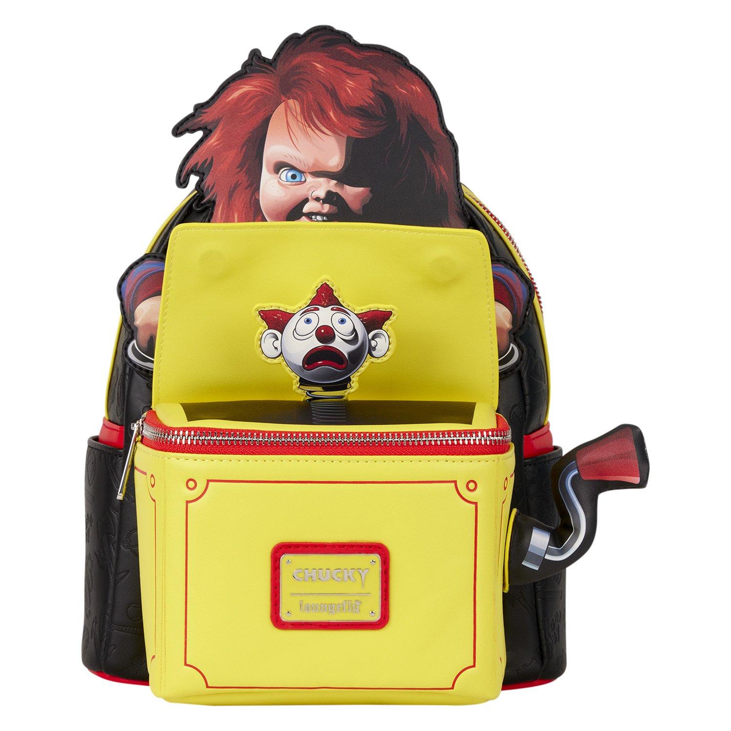 Loungefly Child's Play Chucky Jack-in-the-Box Figural Mini Backpack