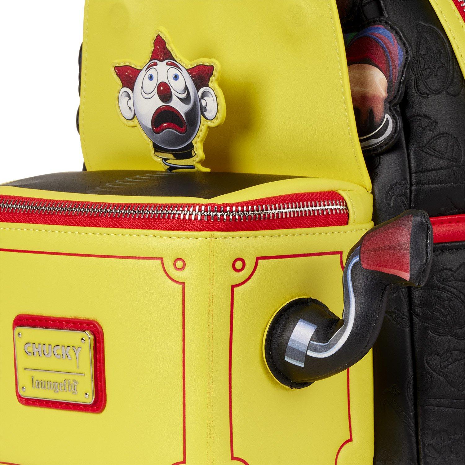 Loungefly Child's Play Chucky Jack-in-the-Box Figural Mini Backpack, , alternate