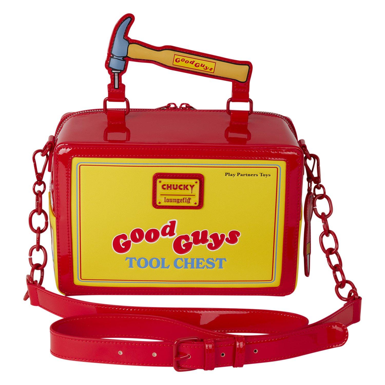 Loungefly Child's Play Chucky Good Guys Tool Chest Figural Crossbody Bag