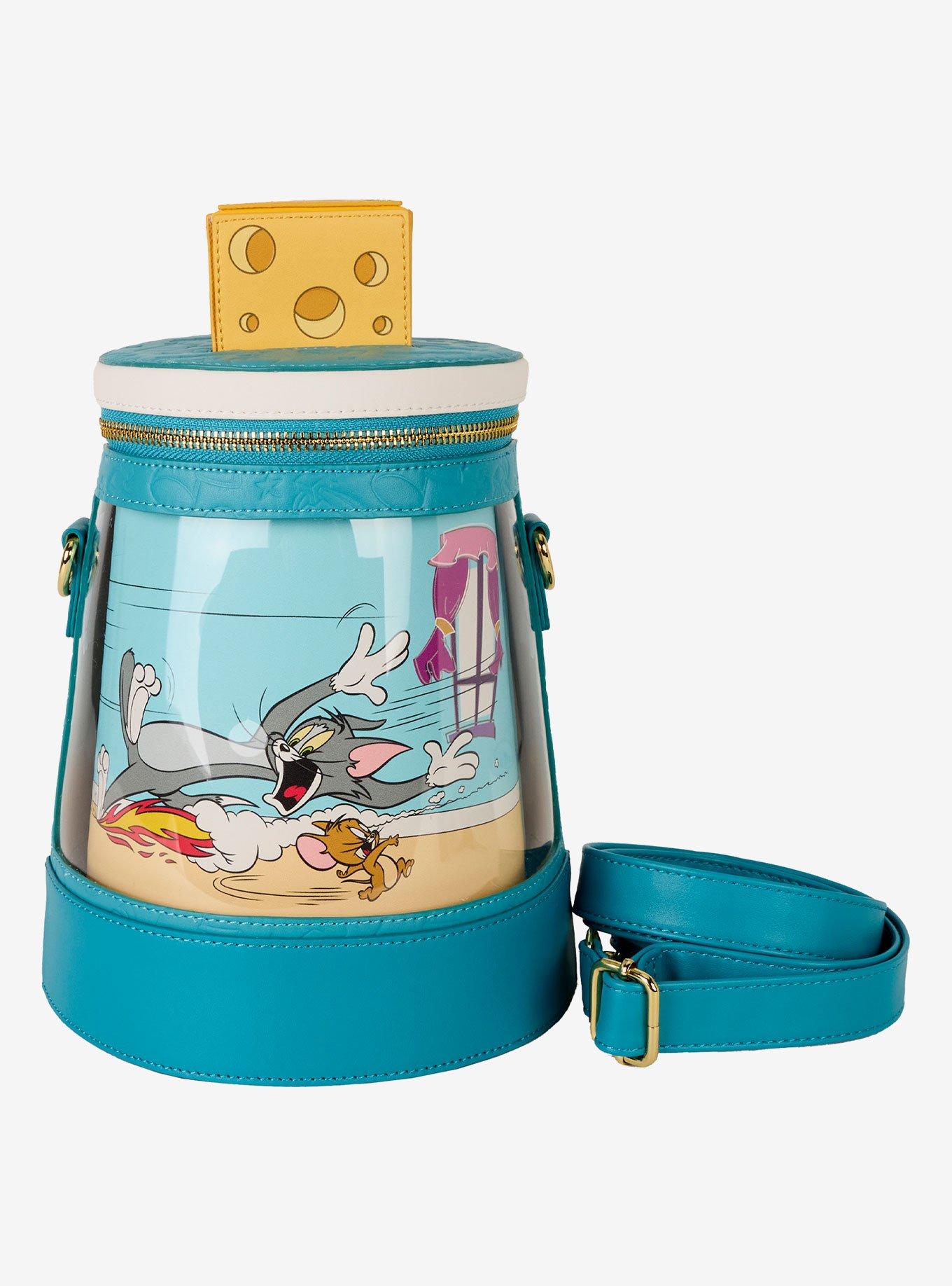 Loungefly Tom and Jerry Chase Scene Spinning Crossbody Bag, , alternate