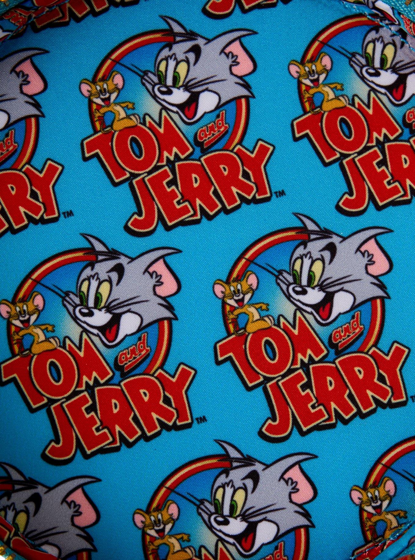 Loungefly Tom and Jerry Chase Scene Spinning Crossbody Bag, , alternate