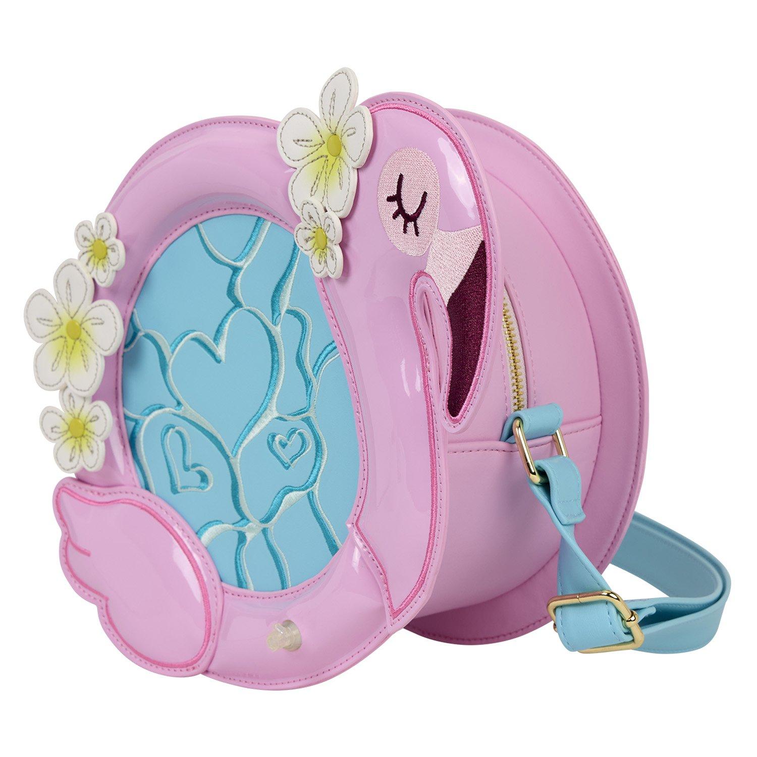 Loungefly Flamingo Pool Float Figural Crossbody Bag with Coin Purse, , alternate