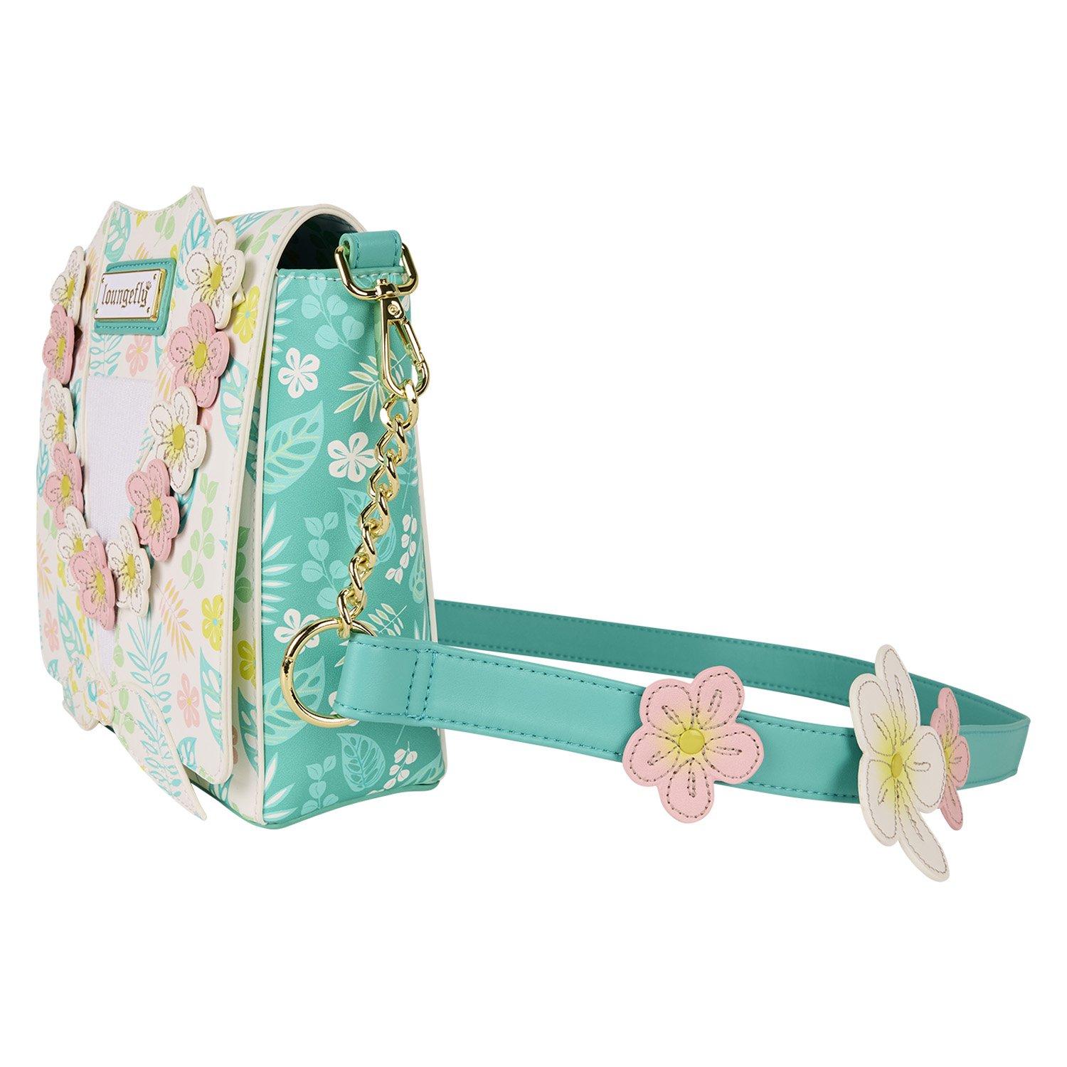 Loungefly Tropical Shirt Lei Crossbody Bag