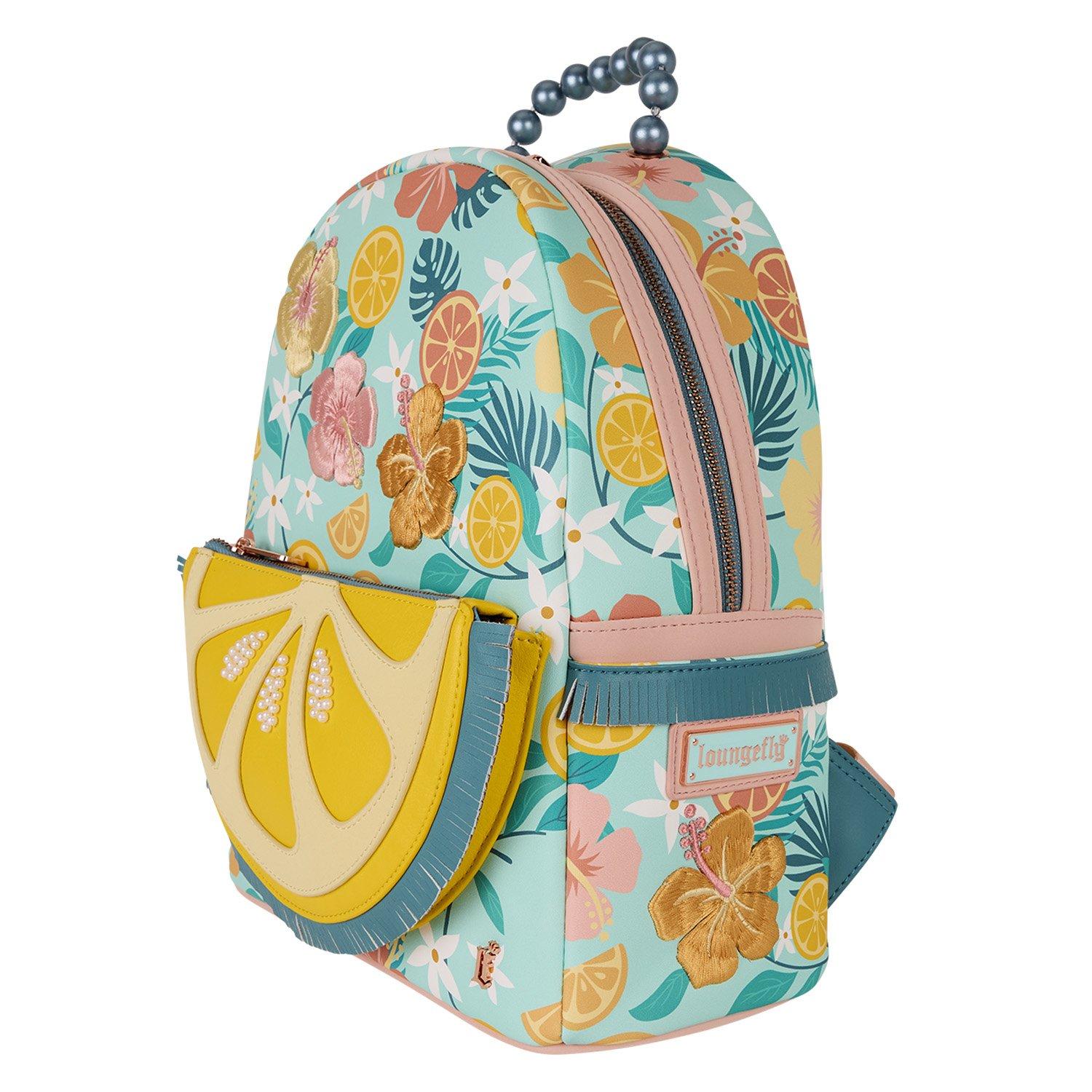 Loungefly Lemon Floral Mini Backpack, , hi-res