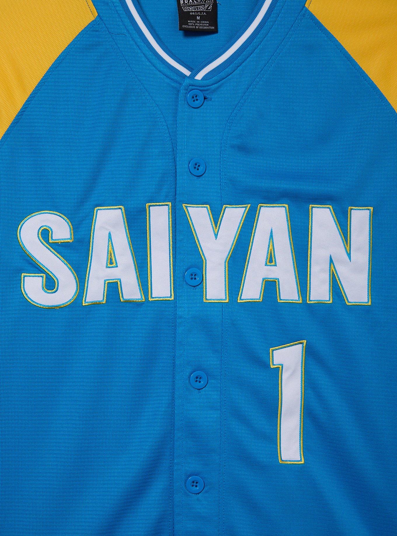 Dragon Ball Z Vegeta Baseball Jersey - BoxLunch Exclusive, BLUE, alternate