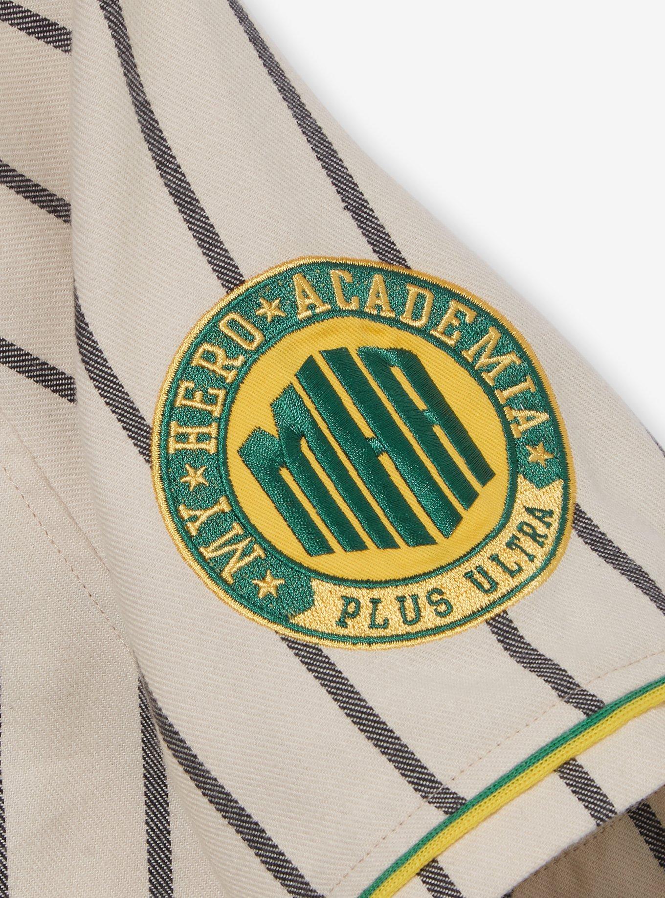 My Hero Academia U.A. High Striped Baseball Jersey - BoxLunch Exclusive, GREY, alternate