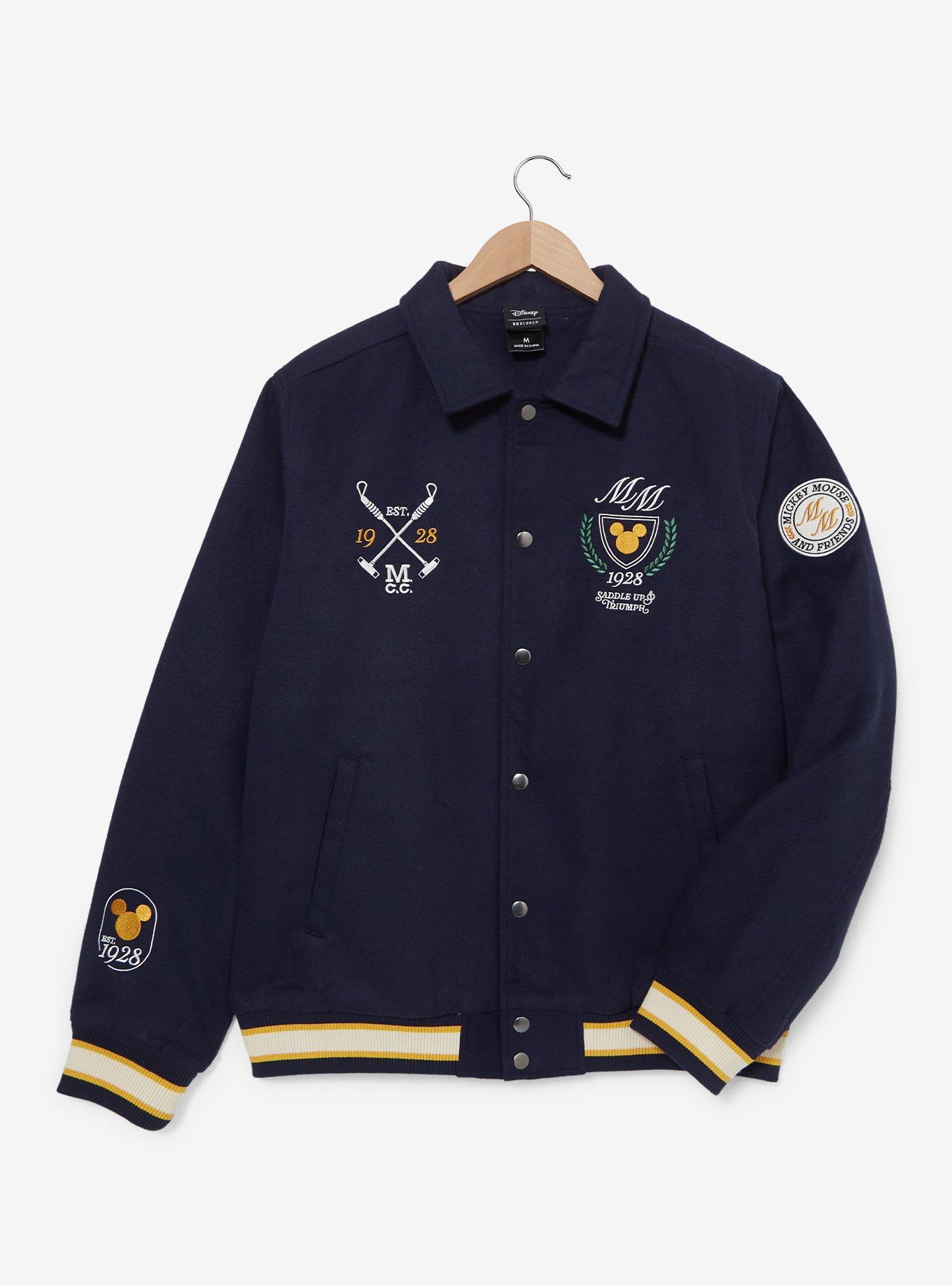 Disney Mickey Mouse Country Club Varsity Jacket — BoxLunch Exclusive, , hi-res