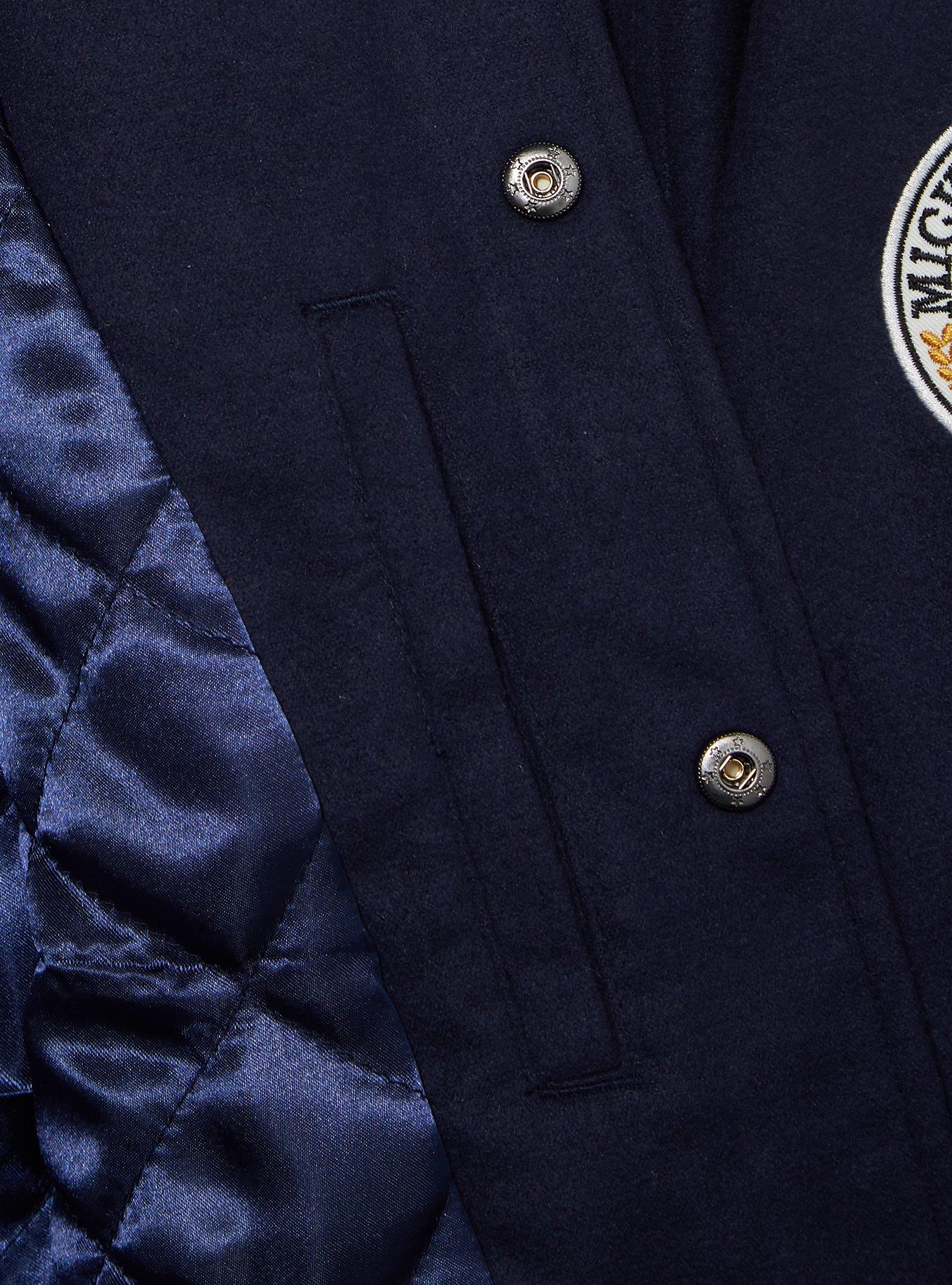 Disney Mickey Mouse Country Club Varsity Jacket — BoxLunch Exclusive, BLUE, alternate