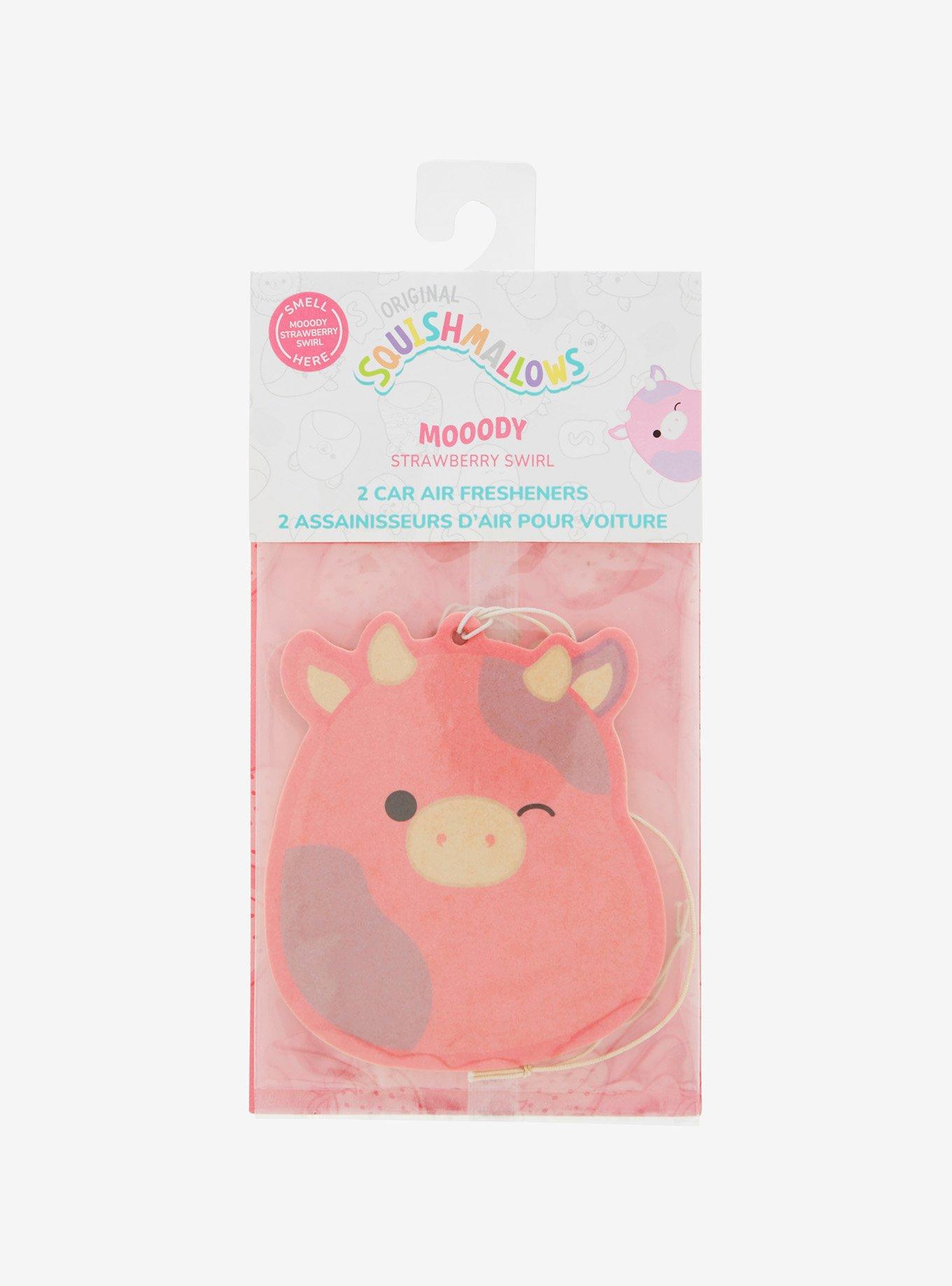 Squishmallows Patty the Cow Mooody Strawberry Swirl Scented Air Freshener Set, , hi-res