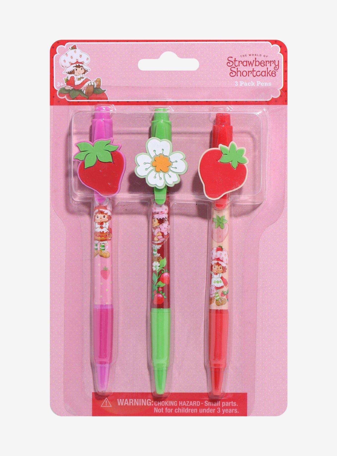 Strawberry Shortcake Floral Charm Pen Set, , hi-res