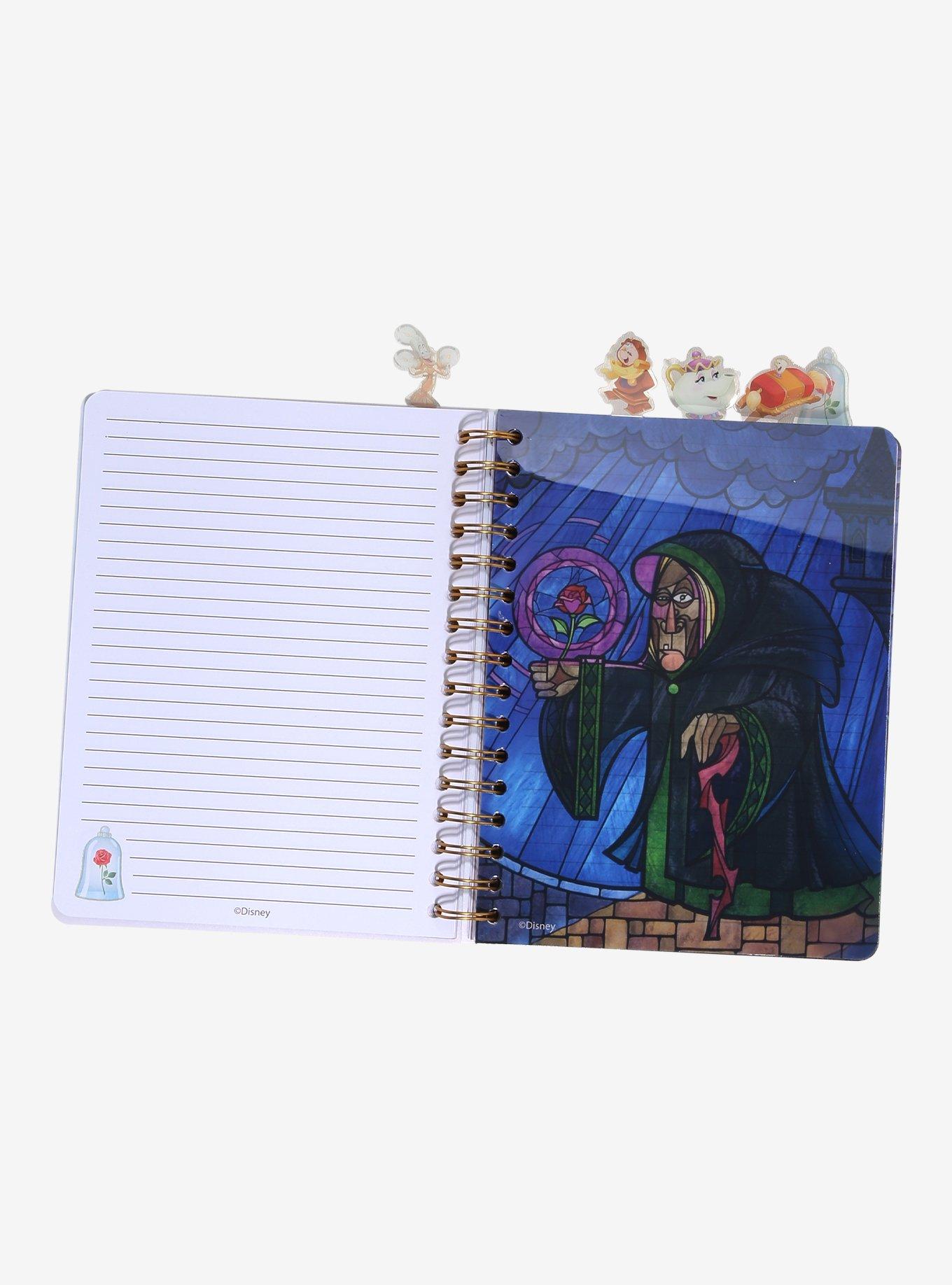 Disney Beauty and the Beast VHS Cover Figural Tab Journal - BoxLunch Exclusive, , hi-res