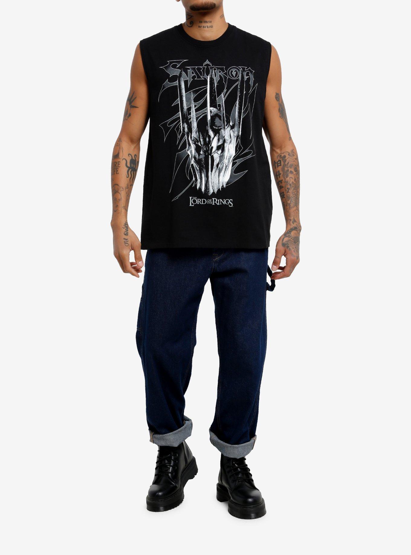 The Lord Of The Rings Sauron Helmet Muscle Tank Top, , hi-res