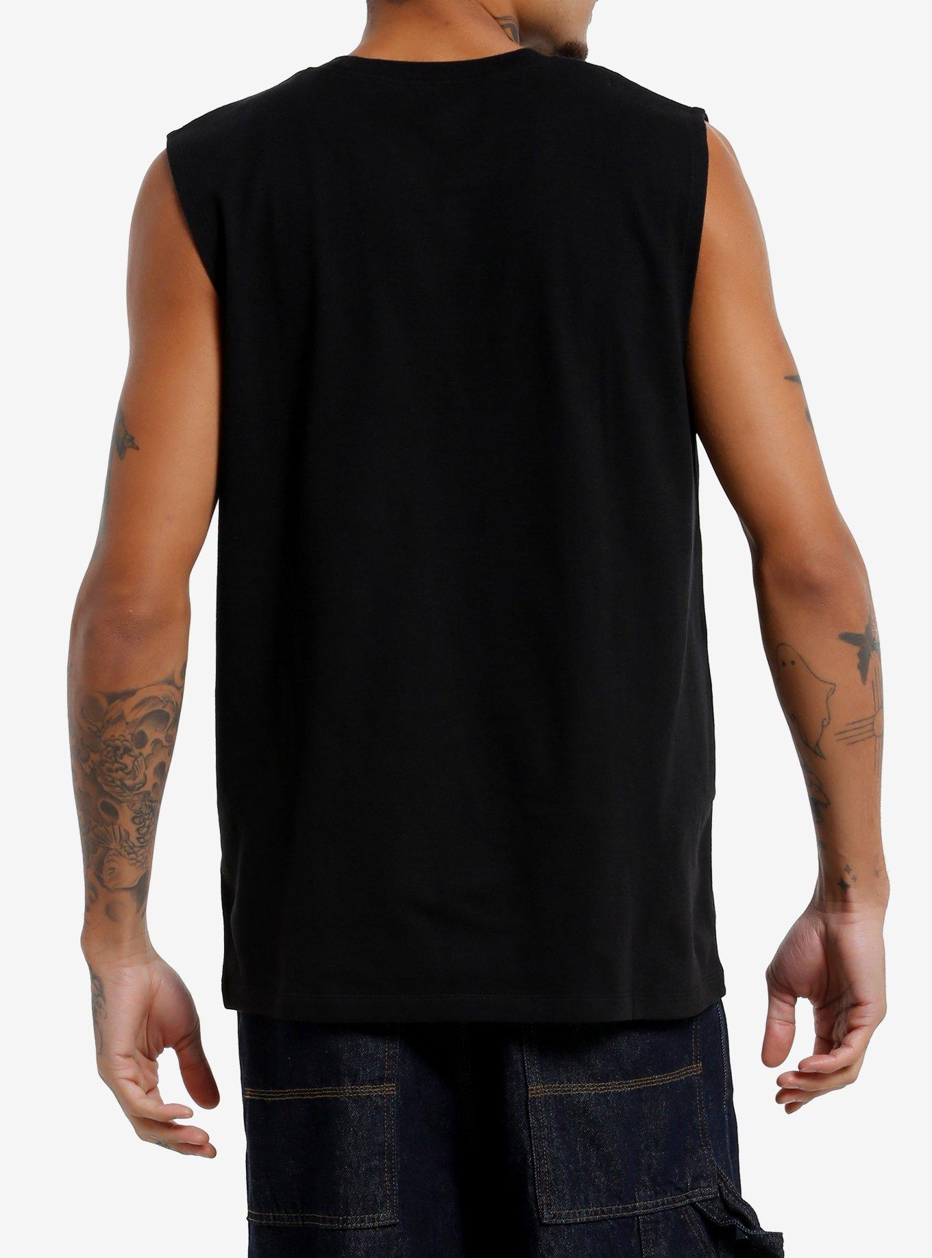 Adventure Time Death Band Muscle Tank Top, BLACK, alternate