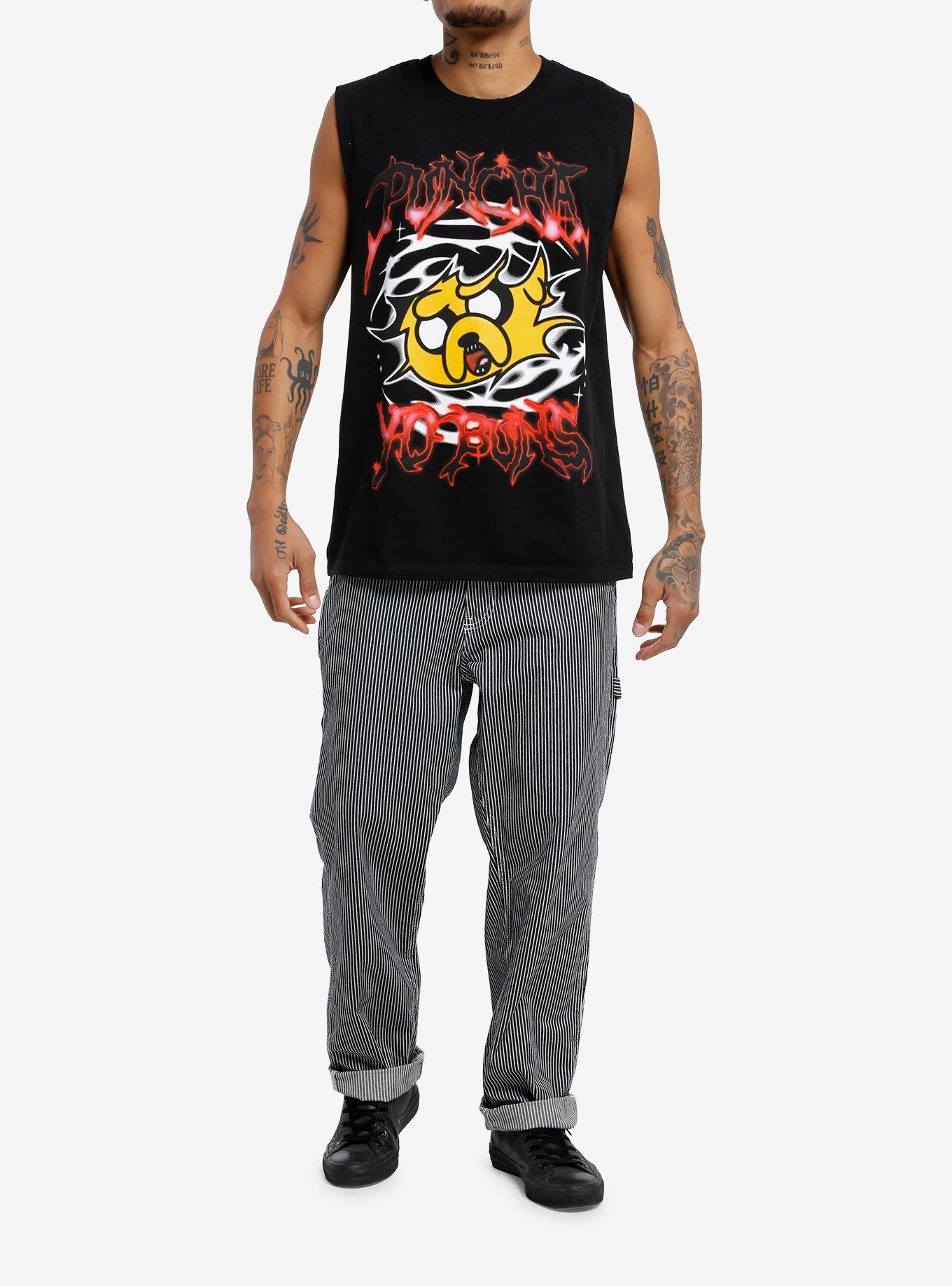 Adventure Time Jake Puncha Yo Buns Muscle Tank Top, , hi-res