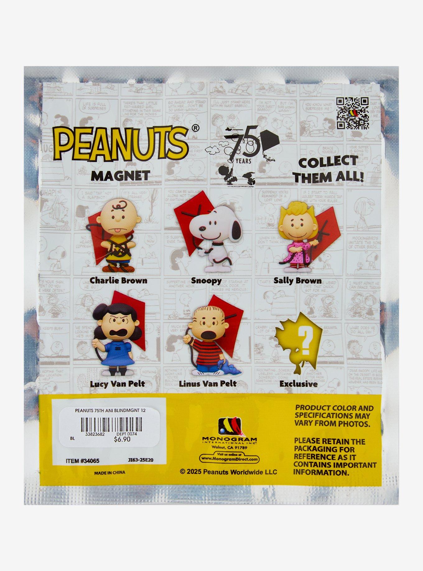 Peanuts 75th Anniversary Characters with Kites Blind Bag Figural Magnet, , alternate