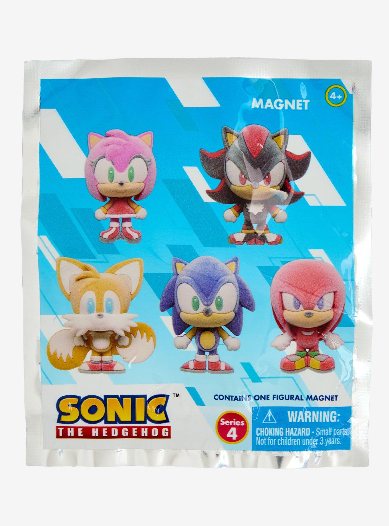 Sonic the Hedgehog Blind Bag Flocked Magnet - BoxLunch Exclusive, , alternate
