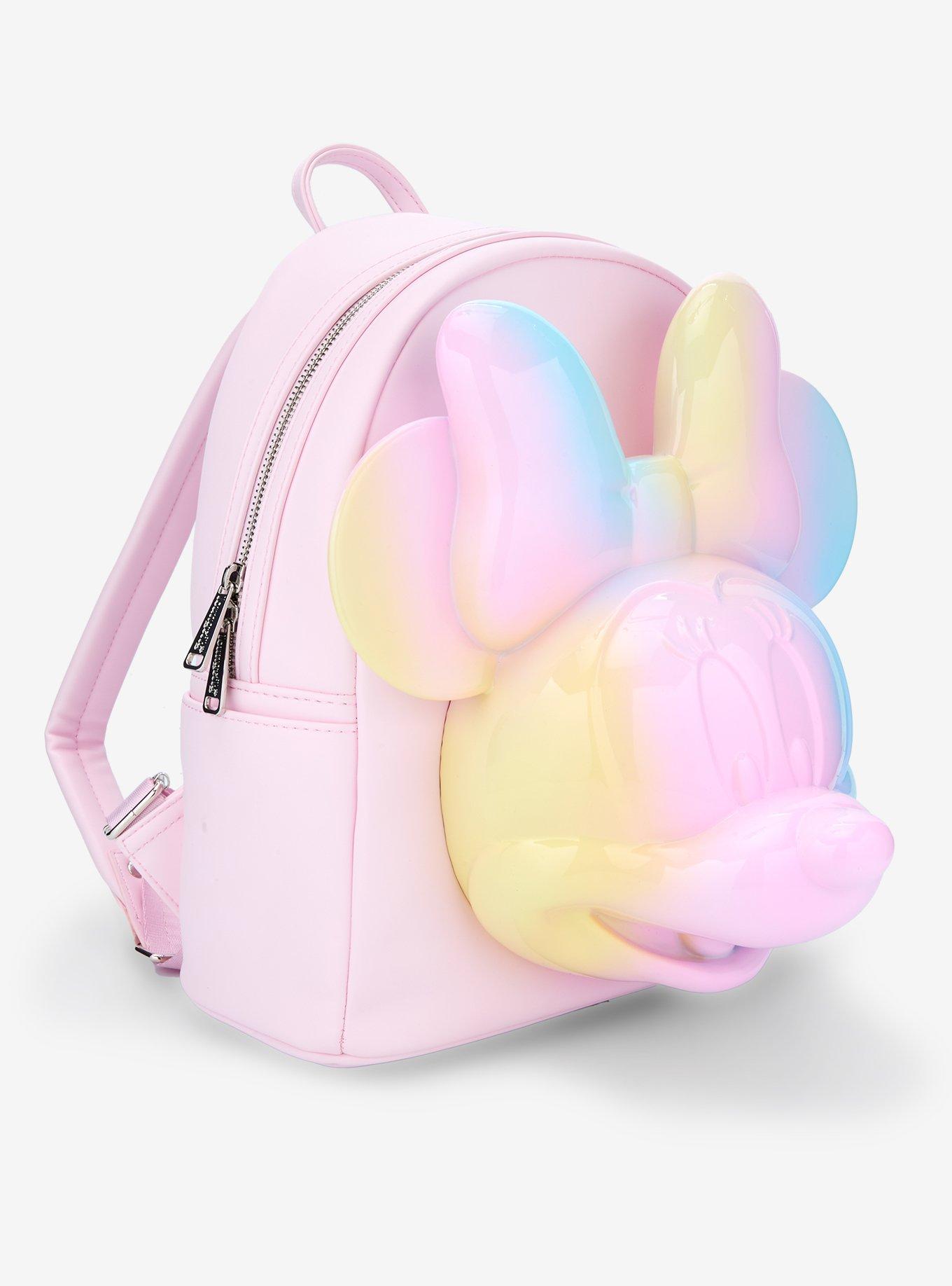 Loungefly Disney Minnie Mouse Pastel Sculpted Mini Backpack, , hi-res