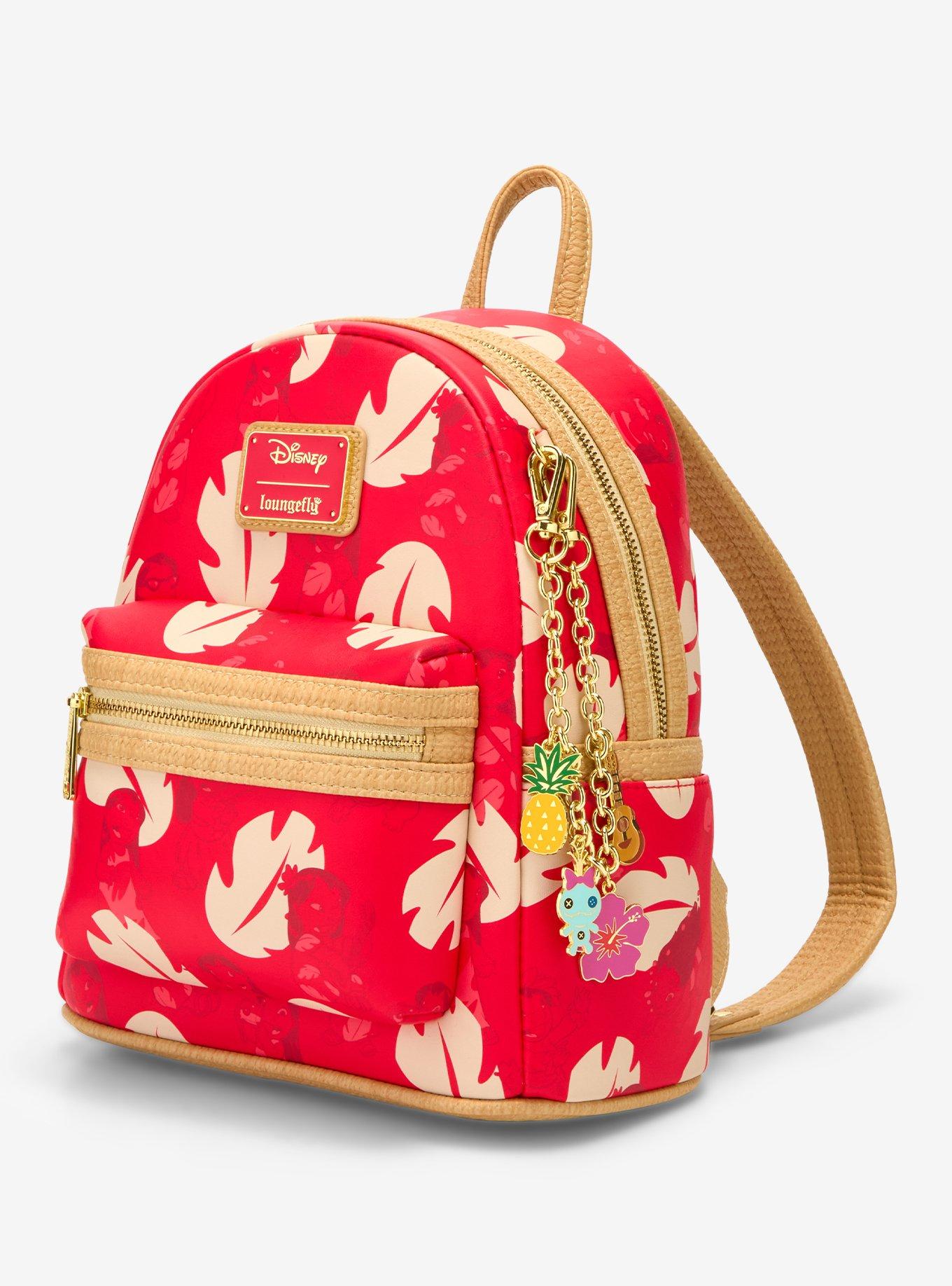 Loungefly Disney Lilo & Stitch Lilo Charm Chain Mini Backpack, , hi-res