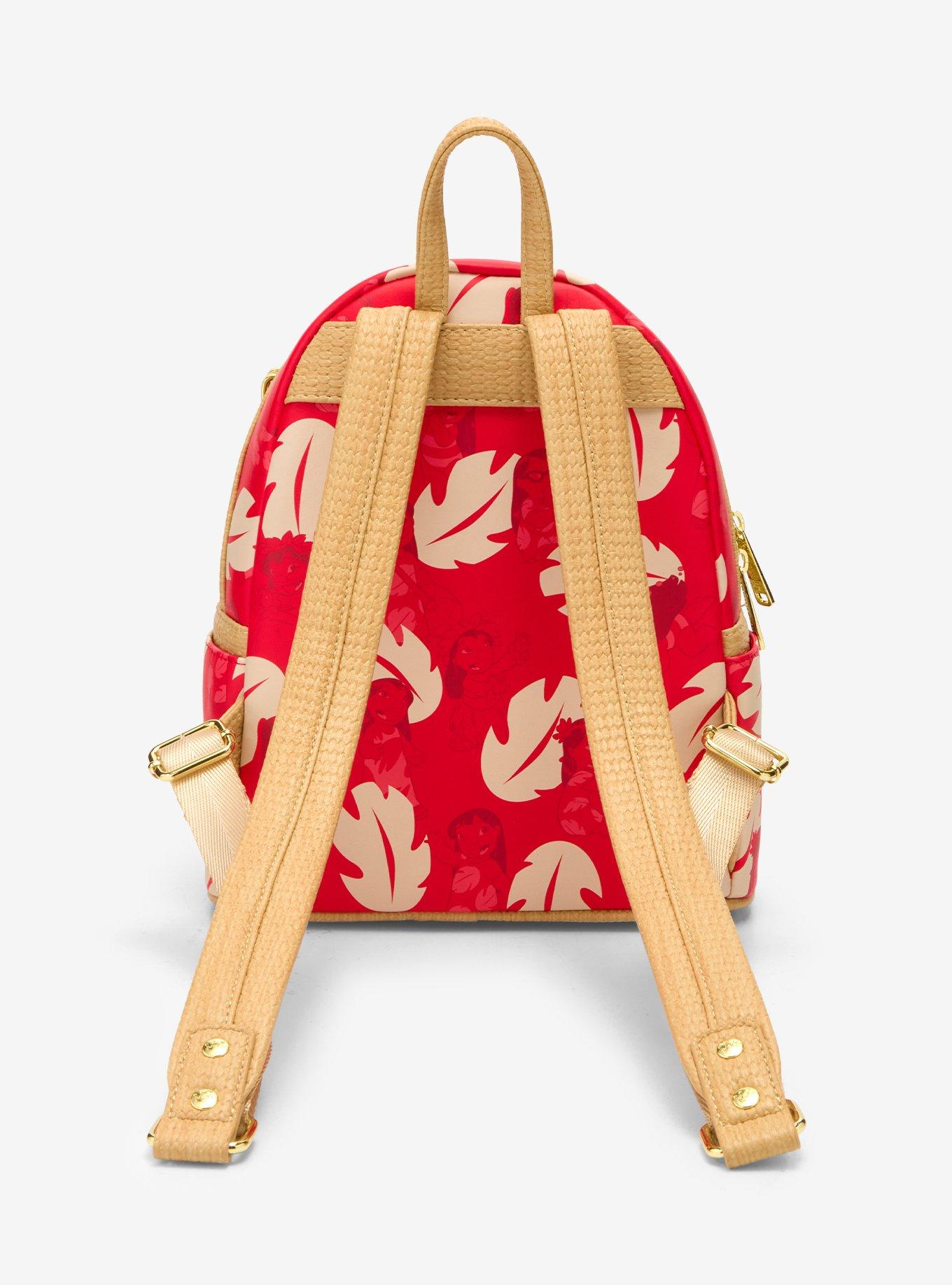 Loungefly Disney Lilo & Stitch Lilo Charm Chain Mini Backpack, , alternate