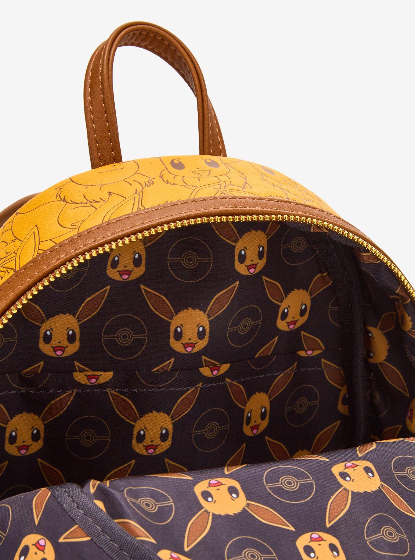 Loungefly Pokémon Eevee Textured Mini Backpack, , alternate
