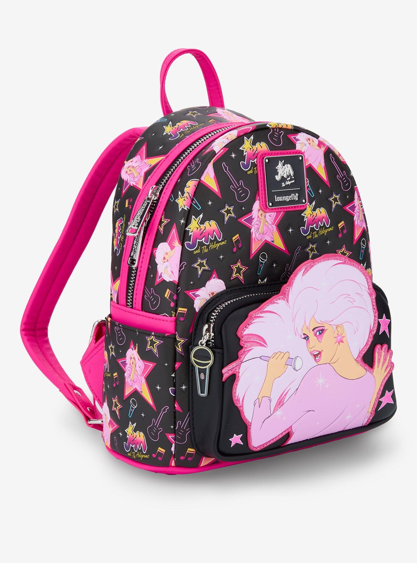 Loungefly Jem And The Holograms Stars Mini Backpack, , hi-res