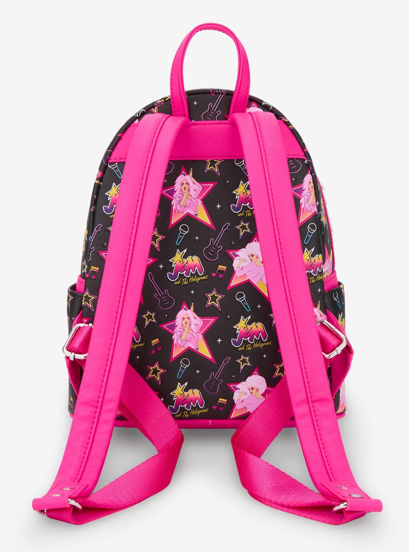 Loungefly Jem And The Holograms Stars Mini Backpack, , alternate