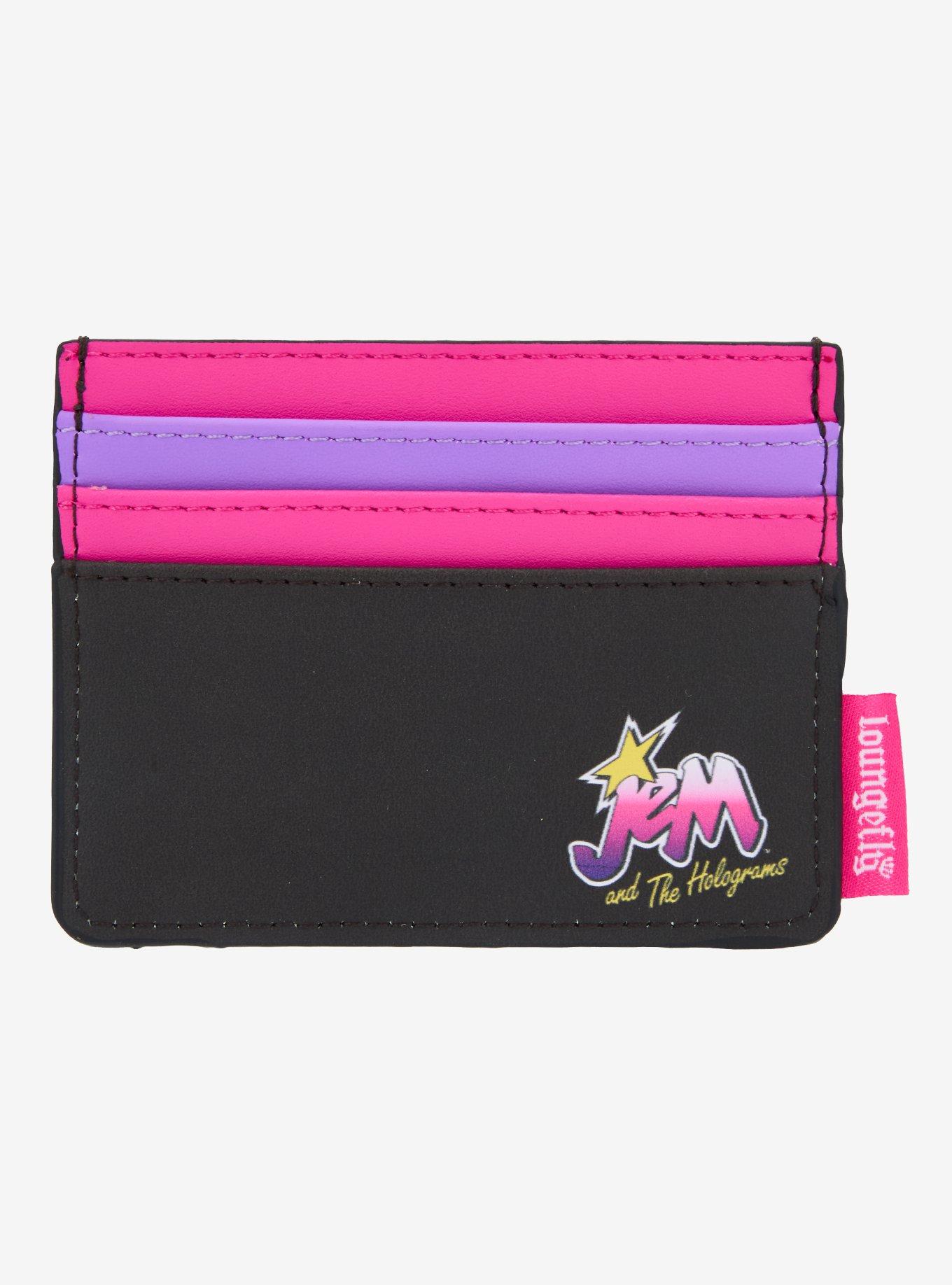 Loungefly Jem And The Holograms Cassette Cardholder, , alternate