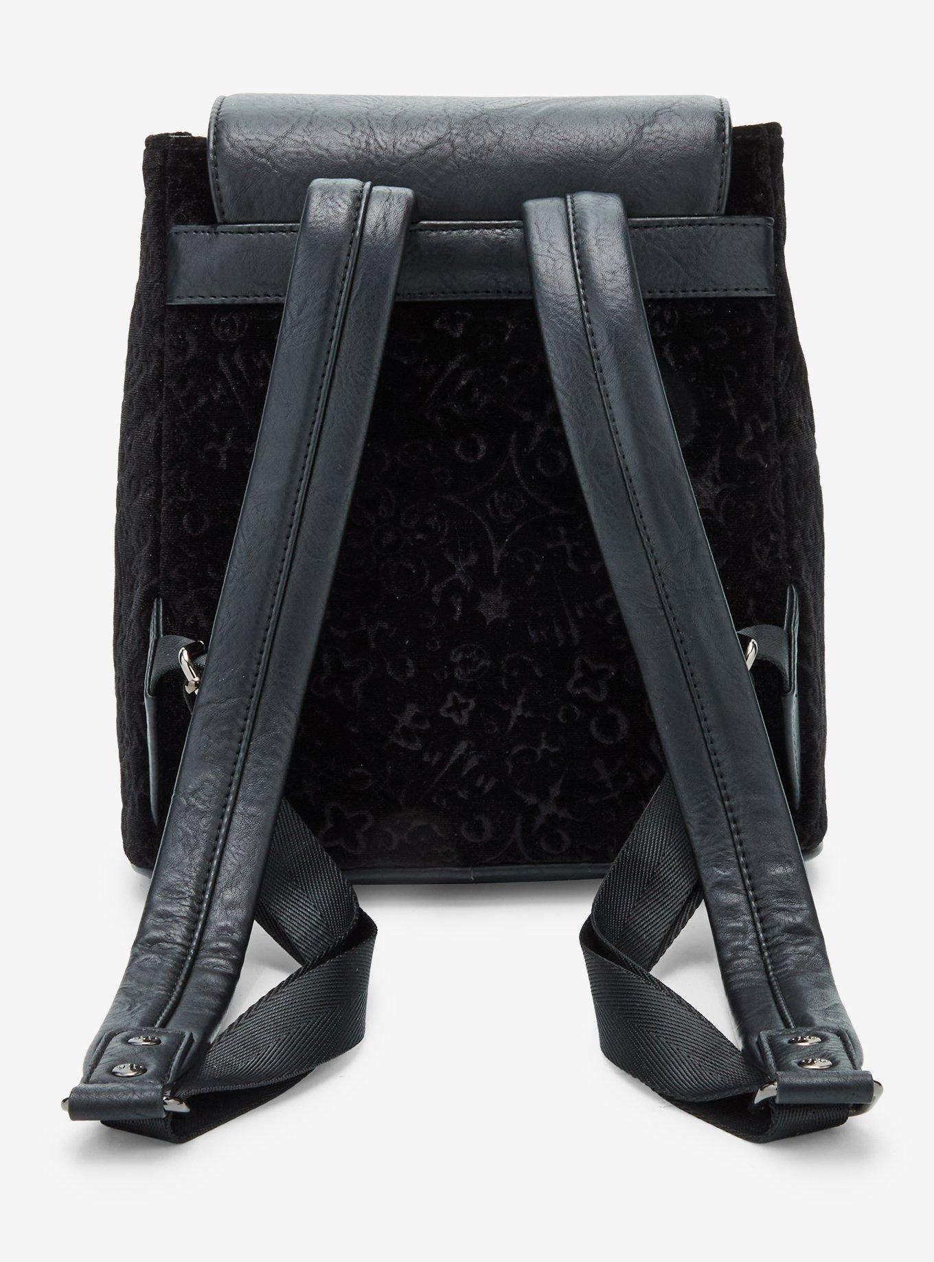 Loungefly Buffy The Vampire Slayer Symbols Velvet Slouch Mini Backpack, , alternate