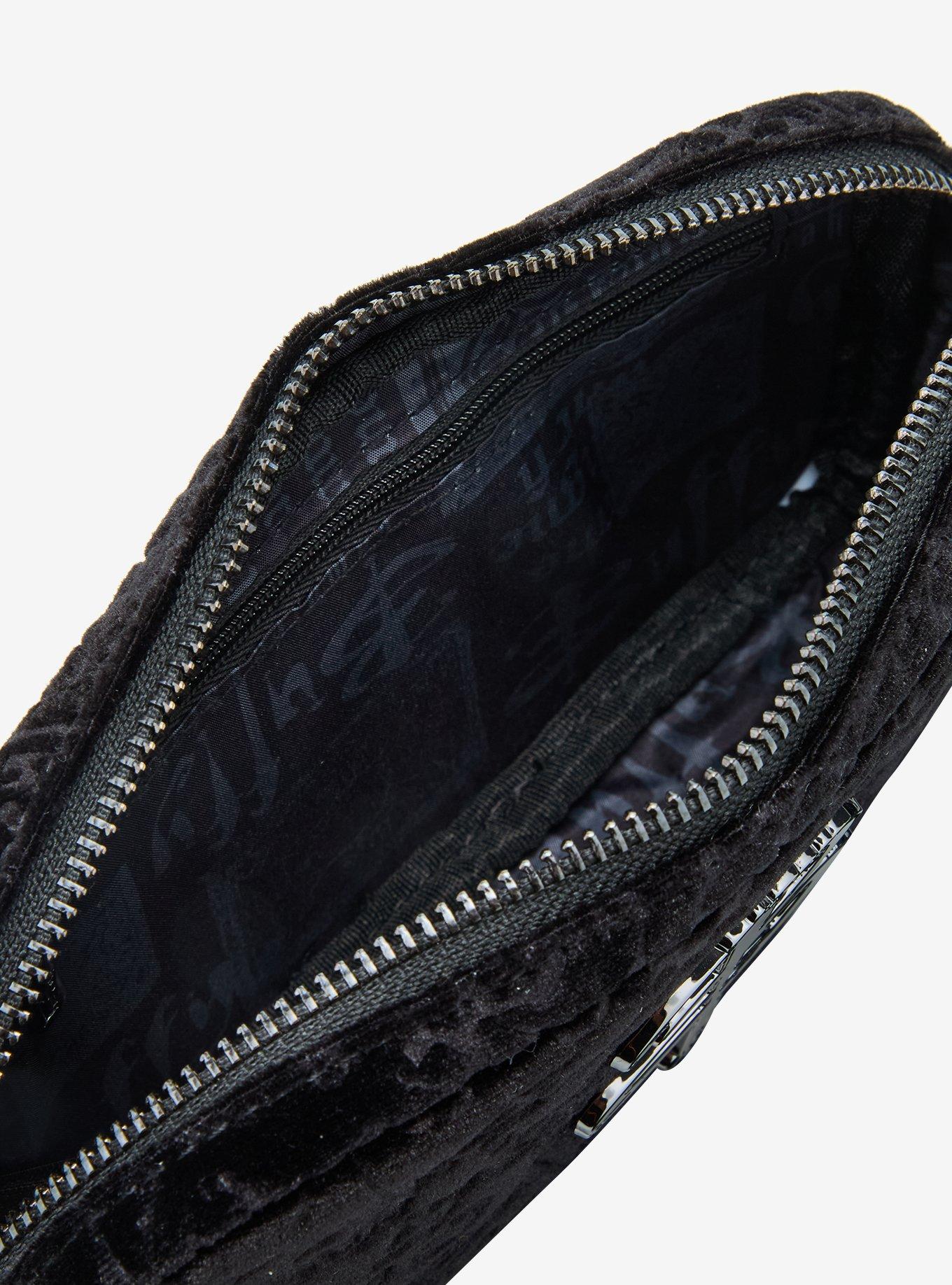Loungefly Buffy The Vampire Slayer Black Velvet Sling Bag With Coin Pouch, , alternate