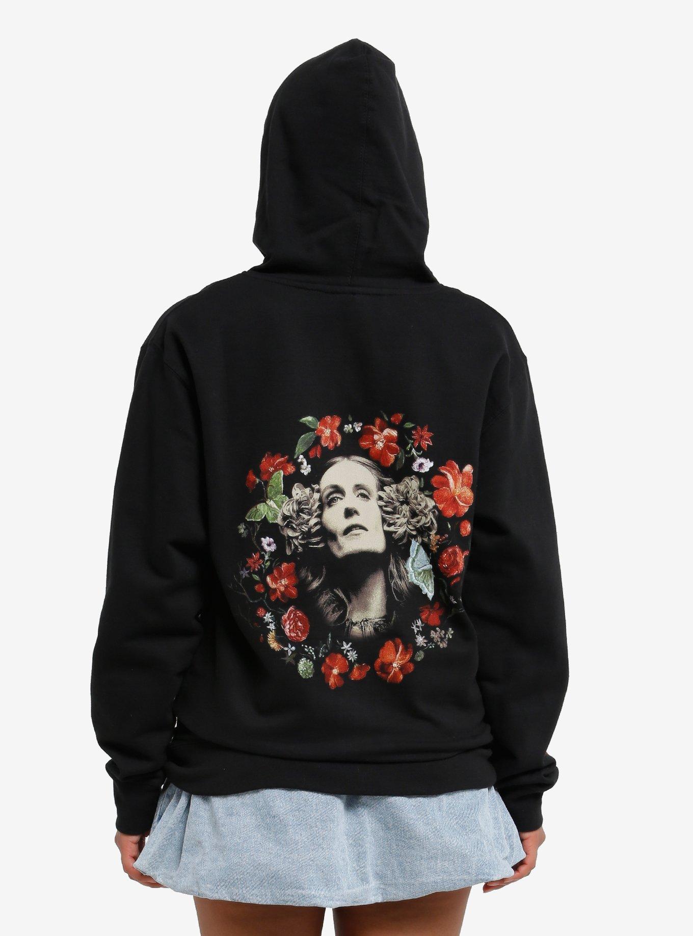 Florence And The Machine Flower Portrait Girls Hoodie, , hi-res