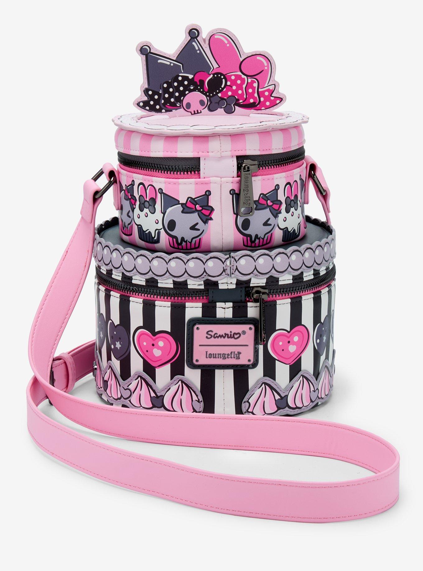 Loungefly My Melody & Kuromi Cake Figural Crossbody Bag, , alternate