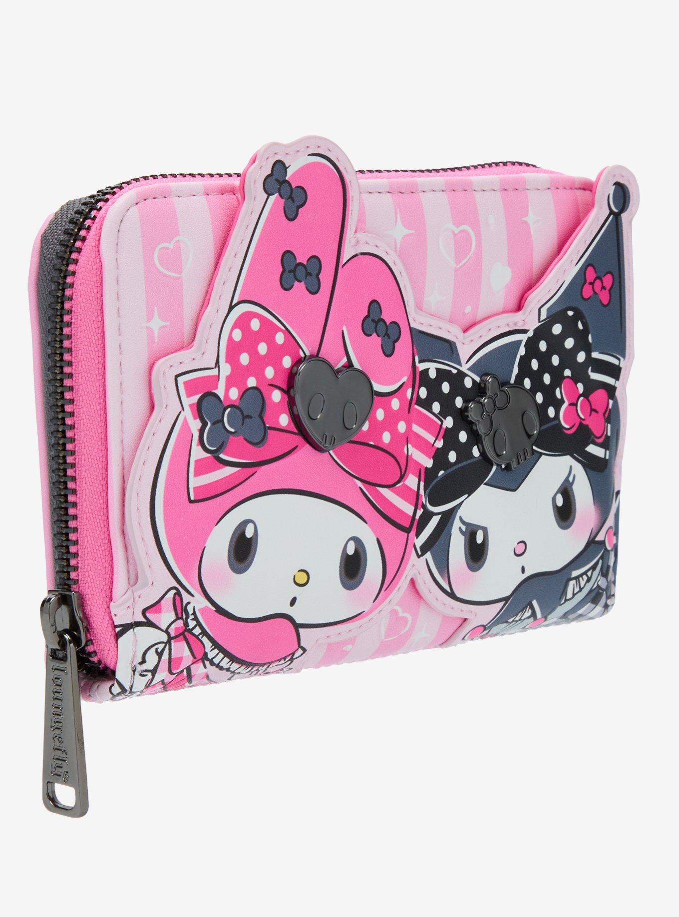 Loungefly My Melody & Kuromi Cake Mini Zipper Wallet, , hi-res